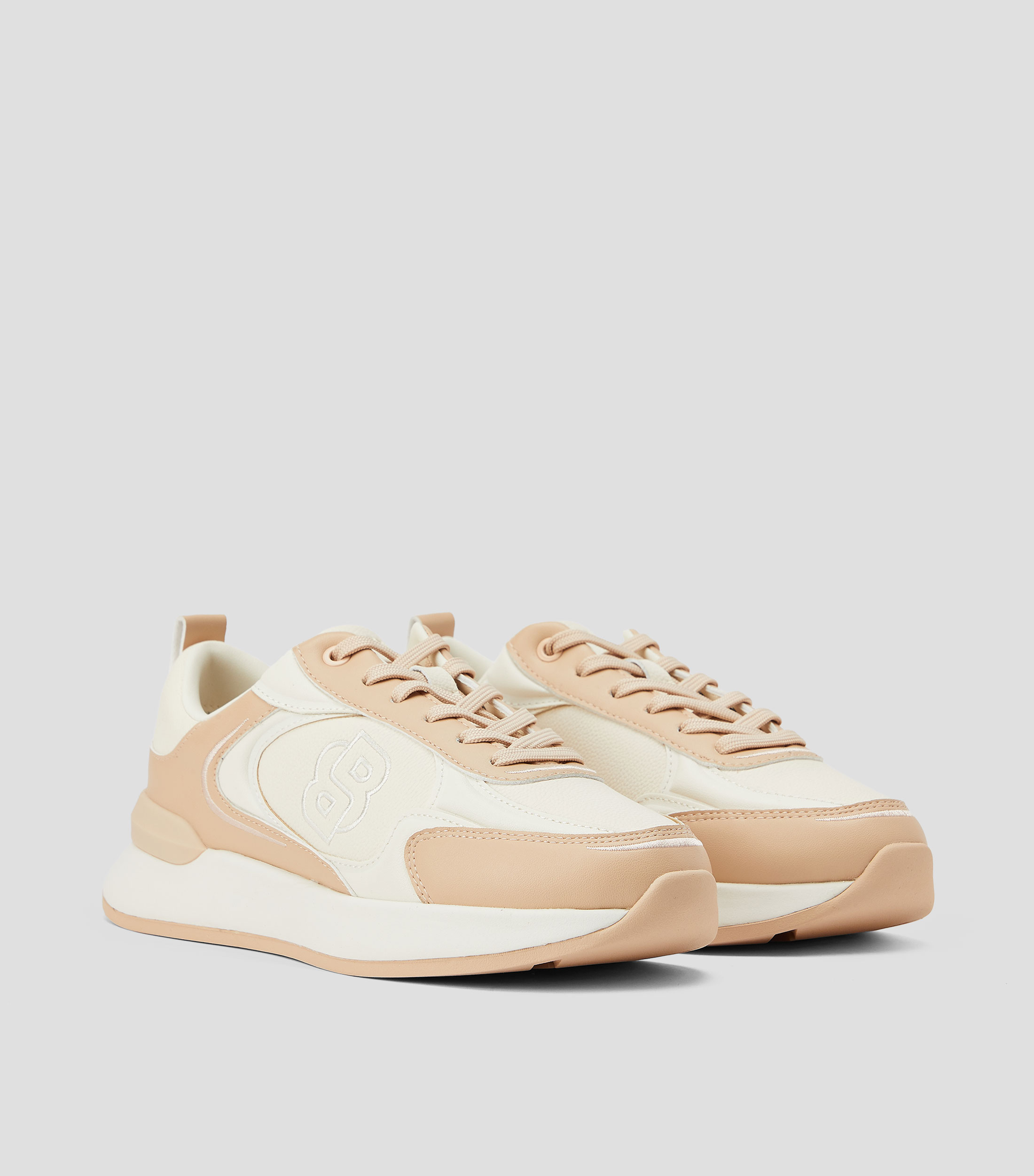 Tenis casuales con logotipo Mujer