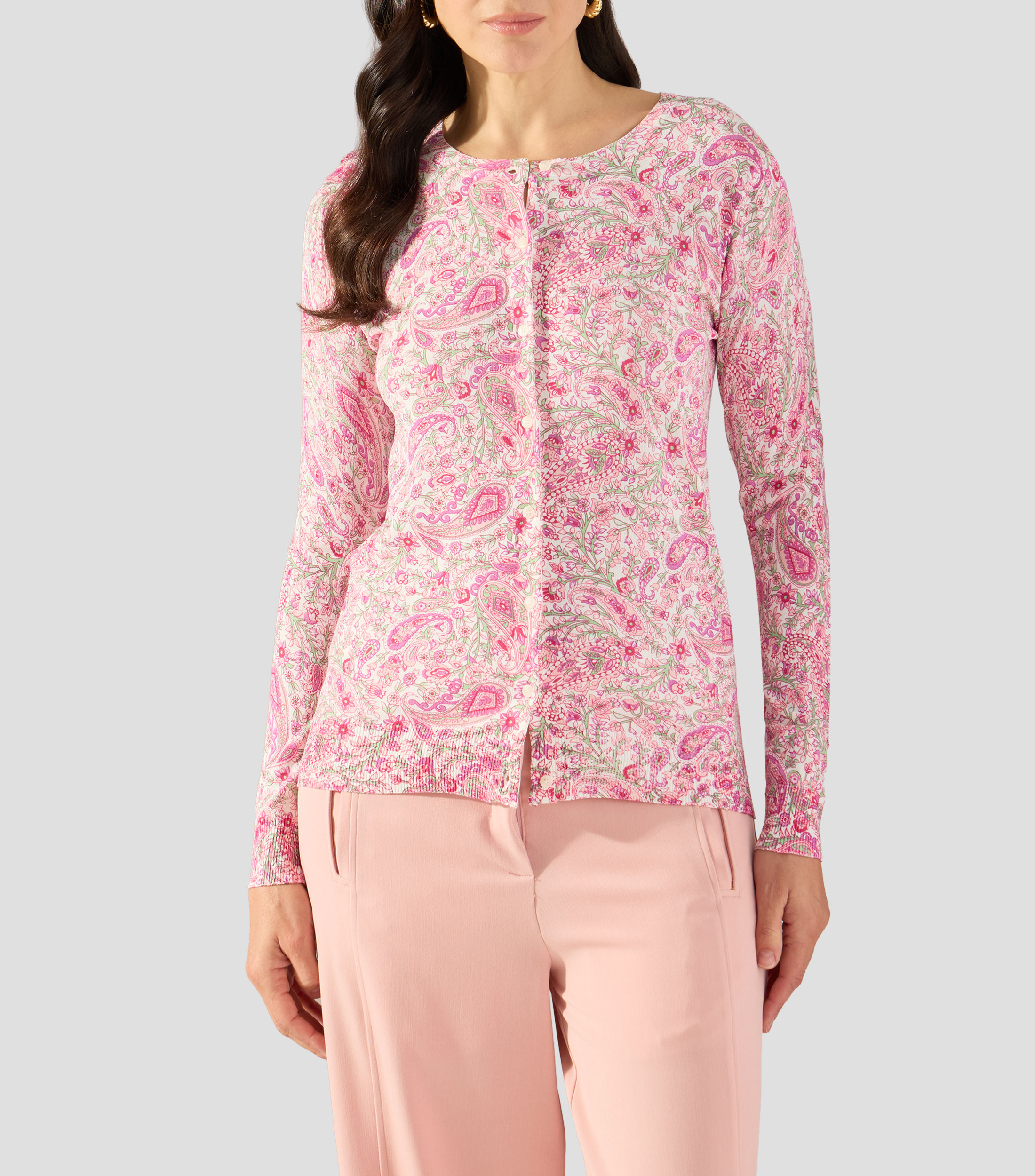 Cárdigan estampado Mujer