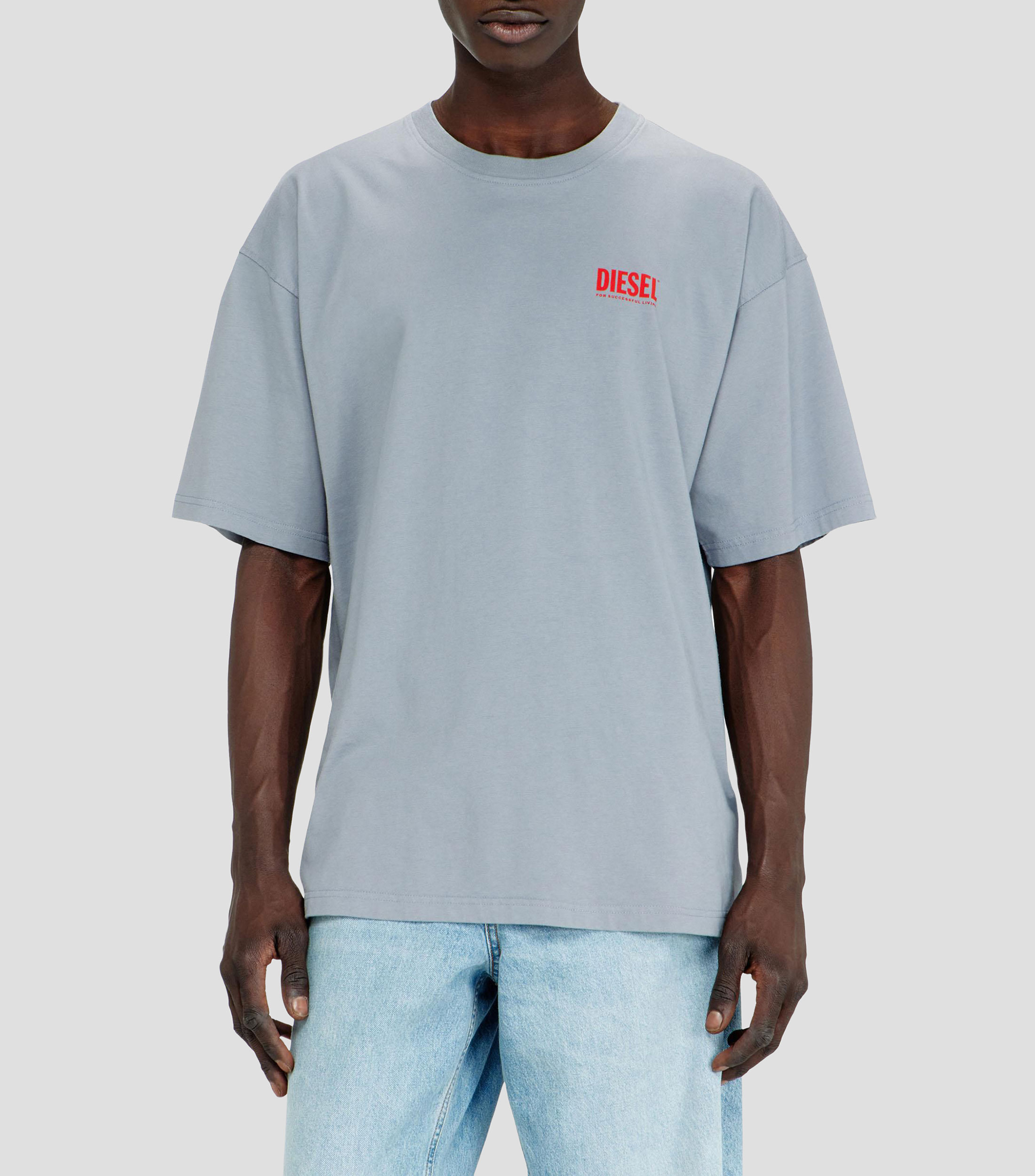 Playera cuello redondo manga corta lisa Hombre