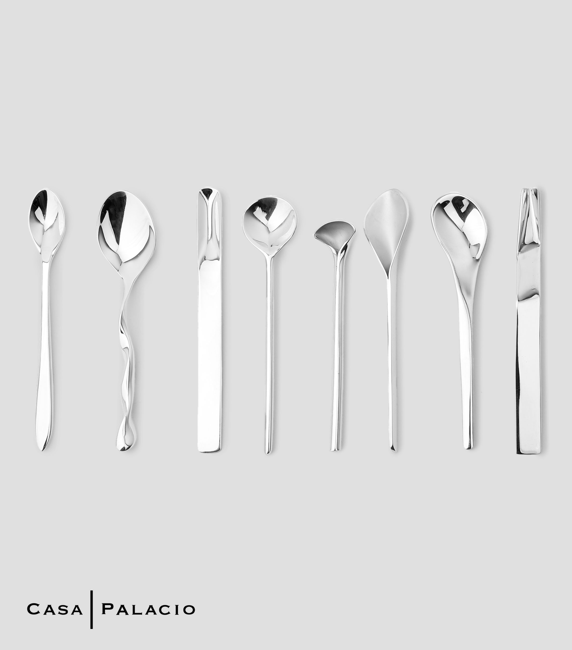 Set 8 Cucharas para Café y Té Mspoonset Il
