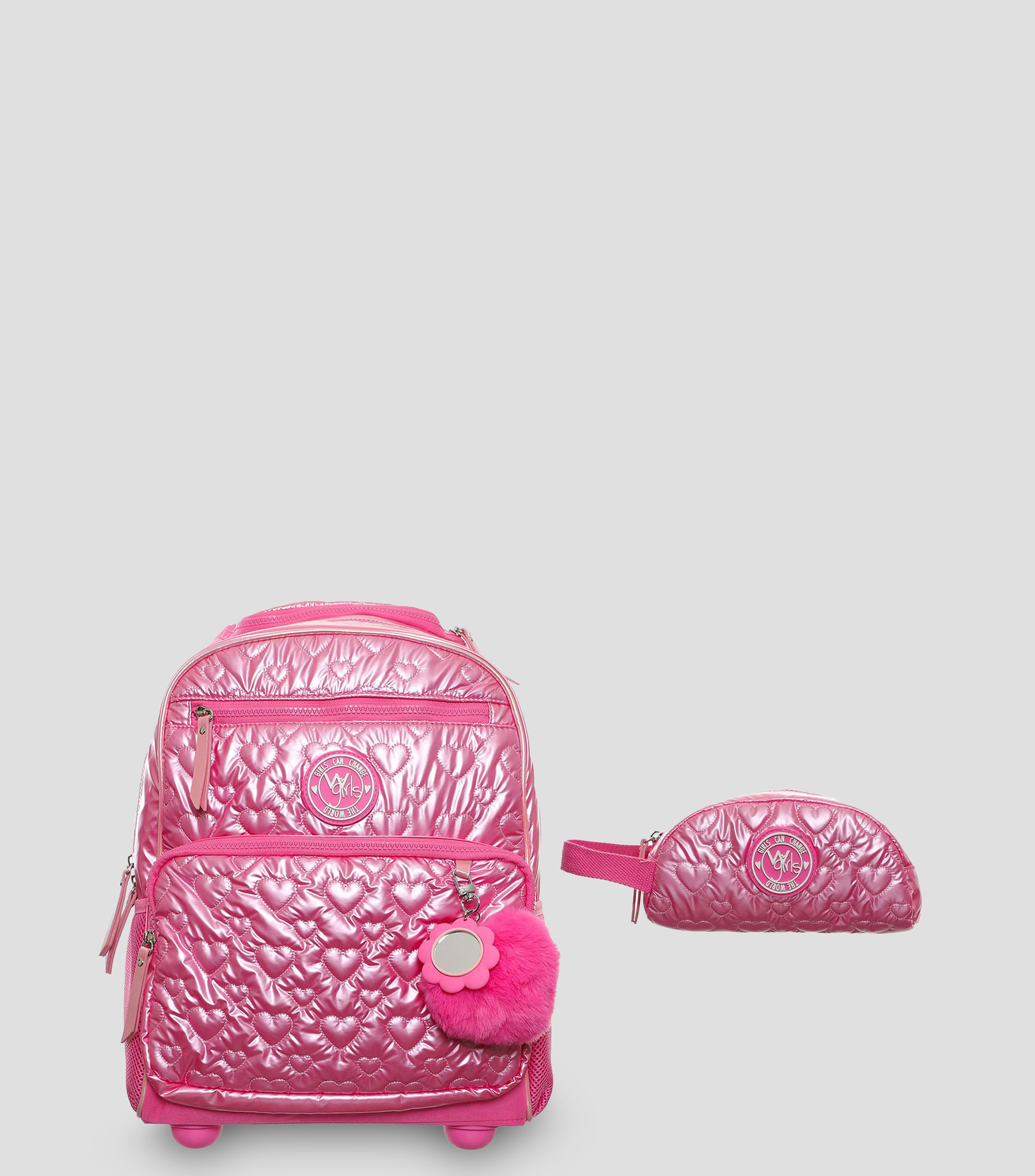 Set de Mochila Escolar con ruedas Niña
