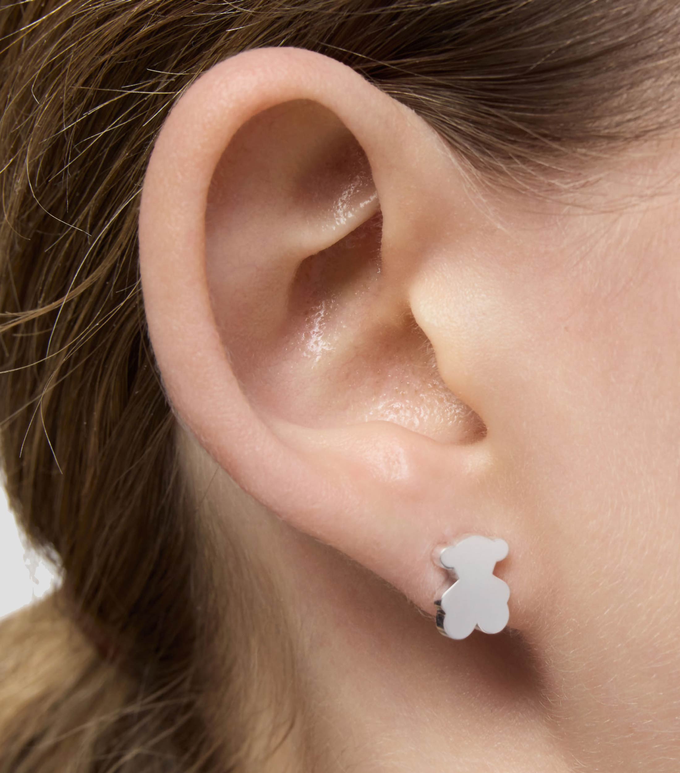 Aretes en plata oso Sweet Dolls Mujer