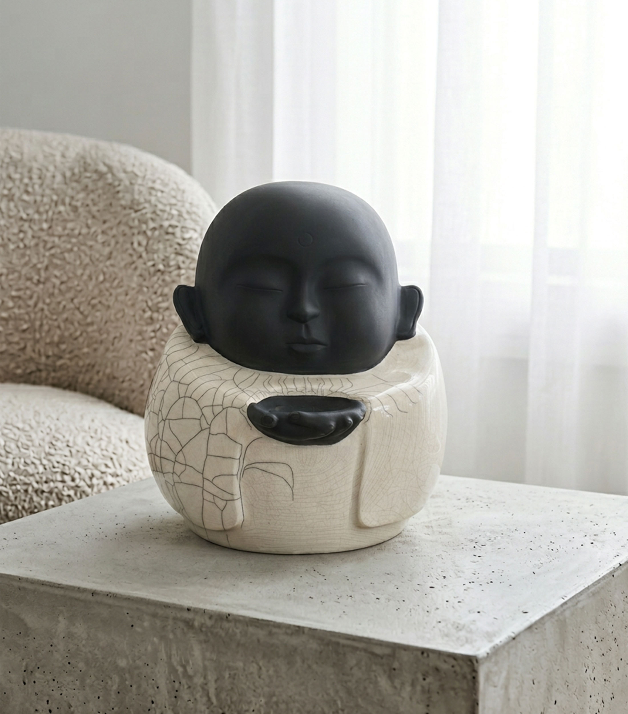 Figura decorativa Buda Gigante Raku