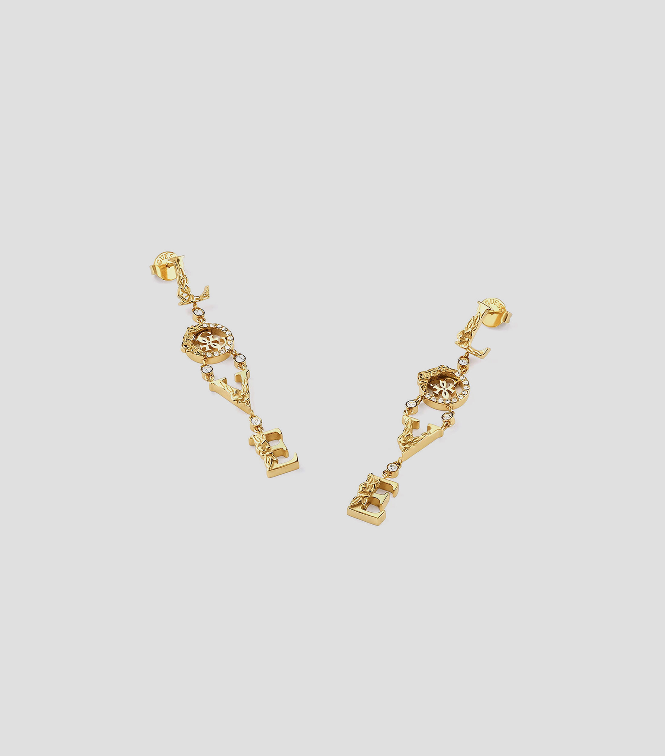 Aretes Love con Cristales Mujer