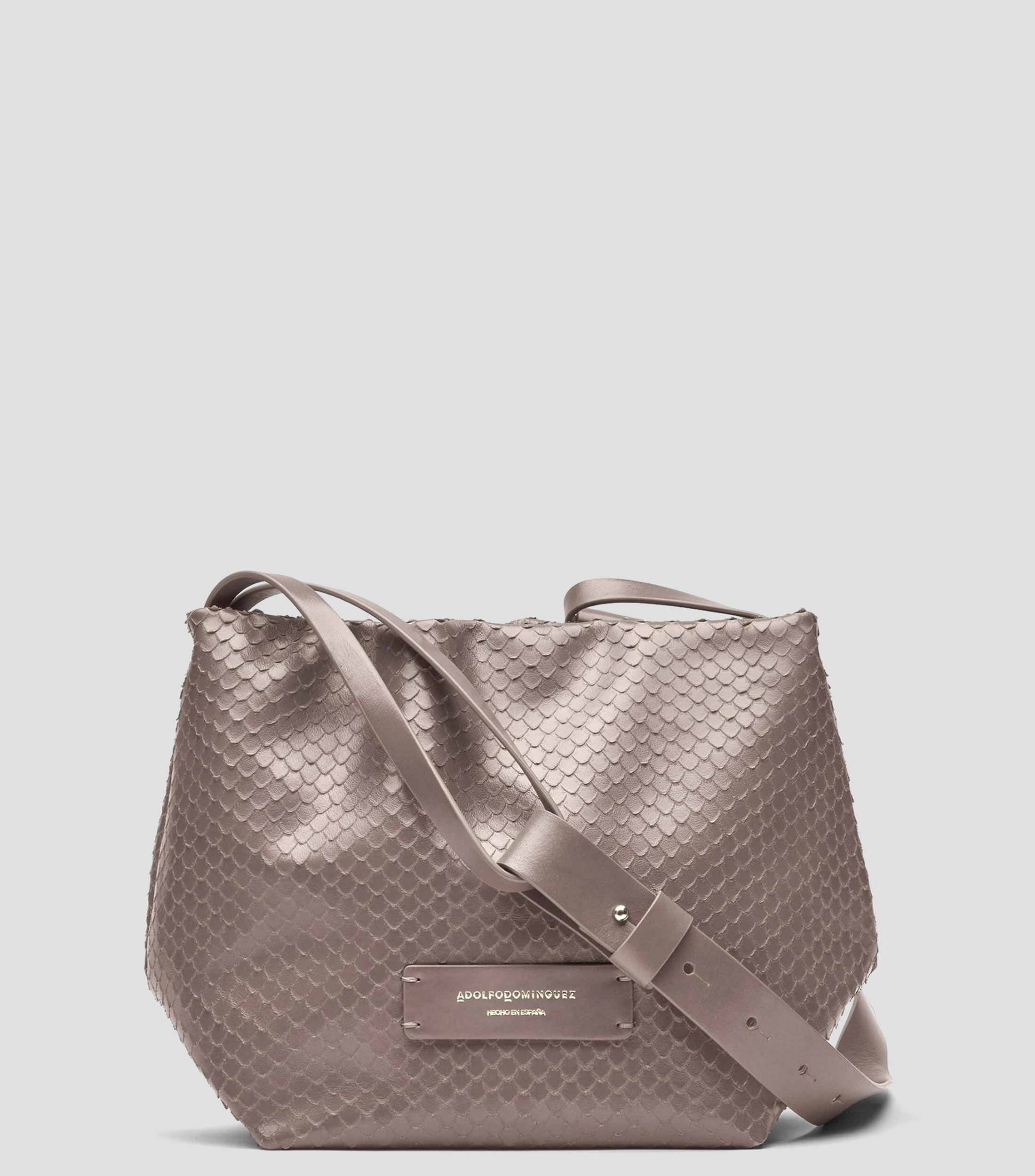 Bolsa crossbody en piel animal skin Mujer