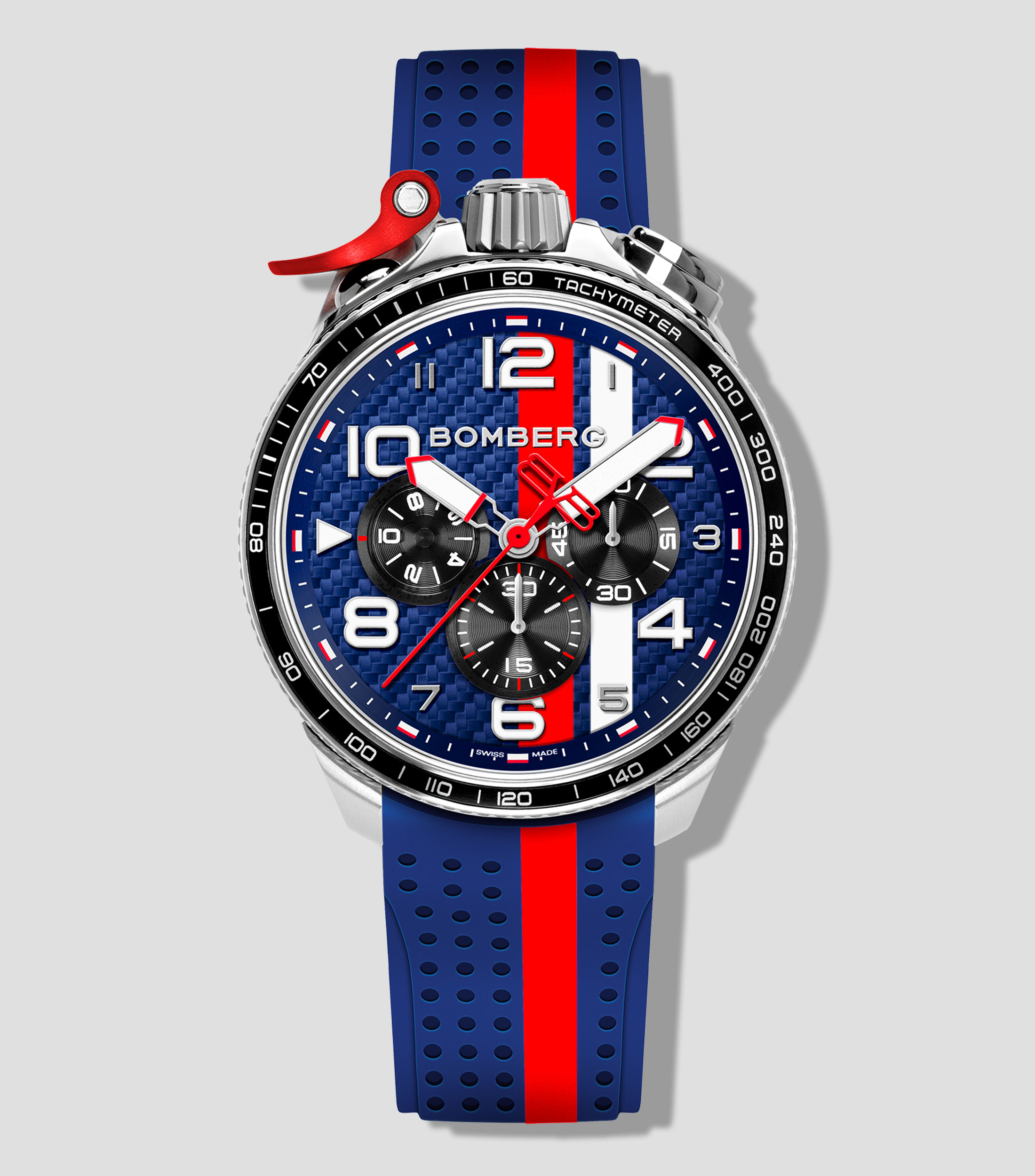 Reloj para Hombre Racing Casual Azul, Rojo, Blanco