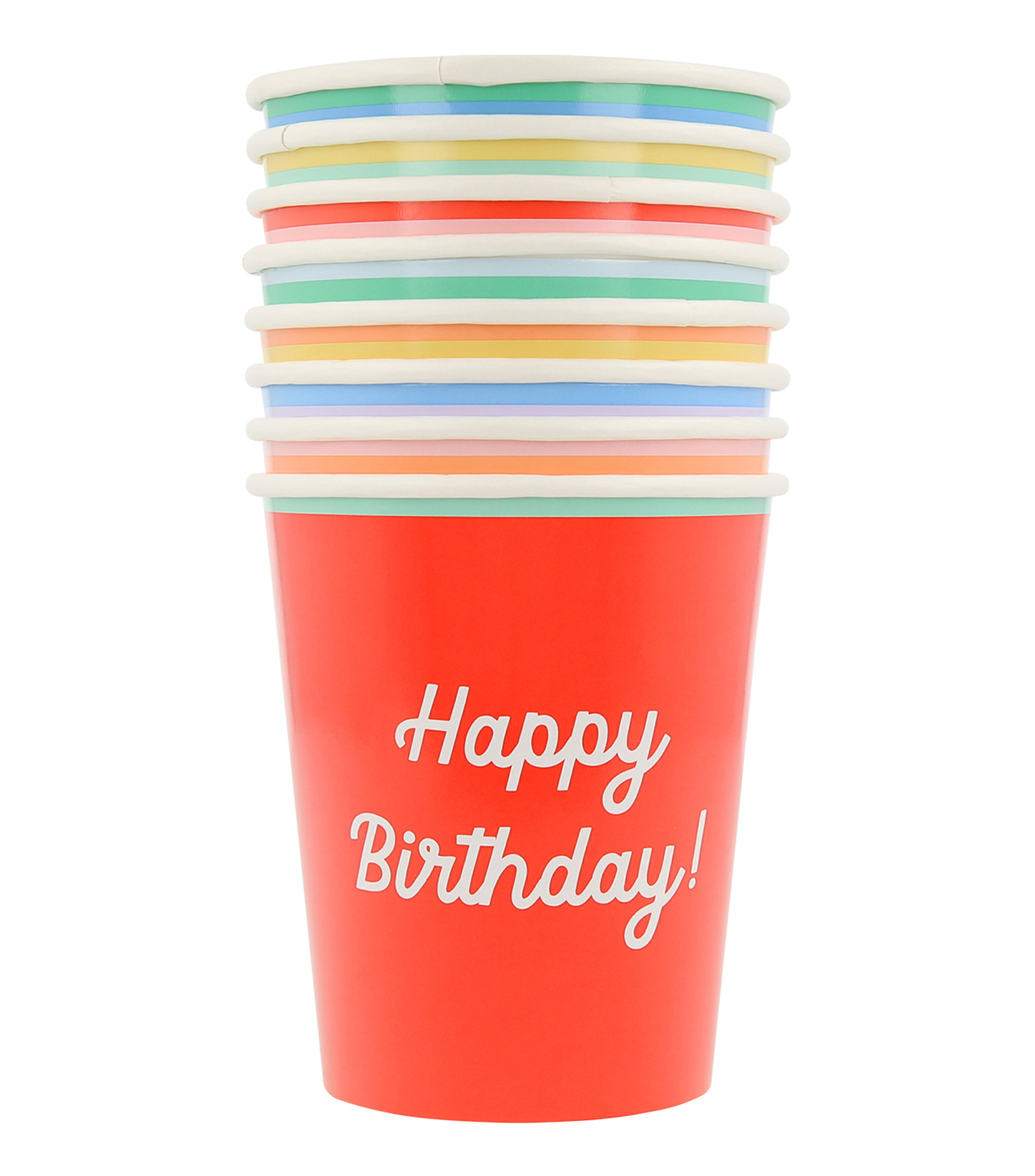 Set Vasos Happy Birthday