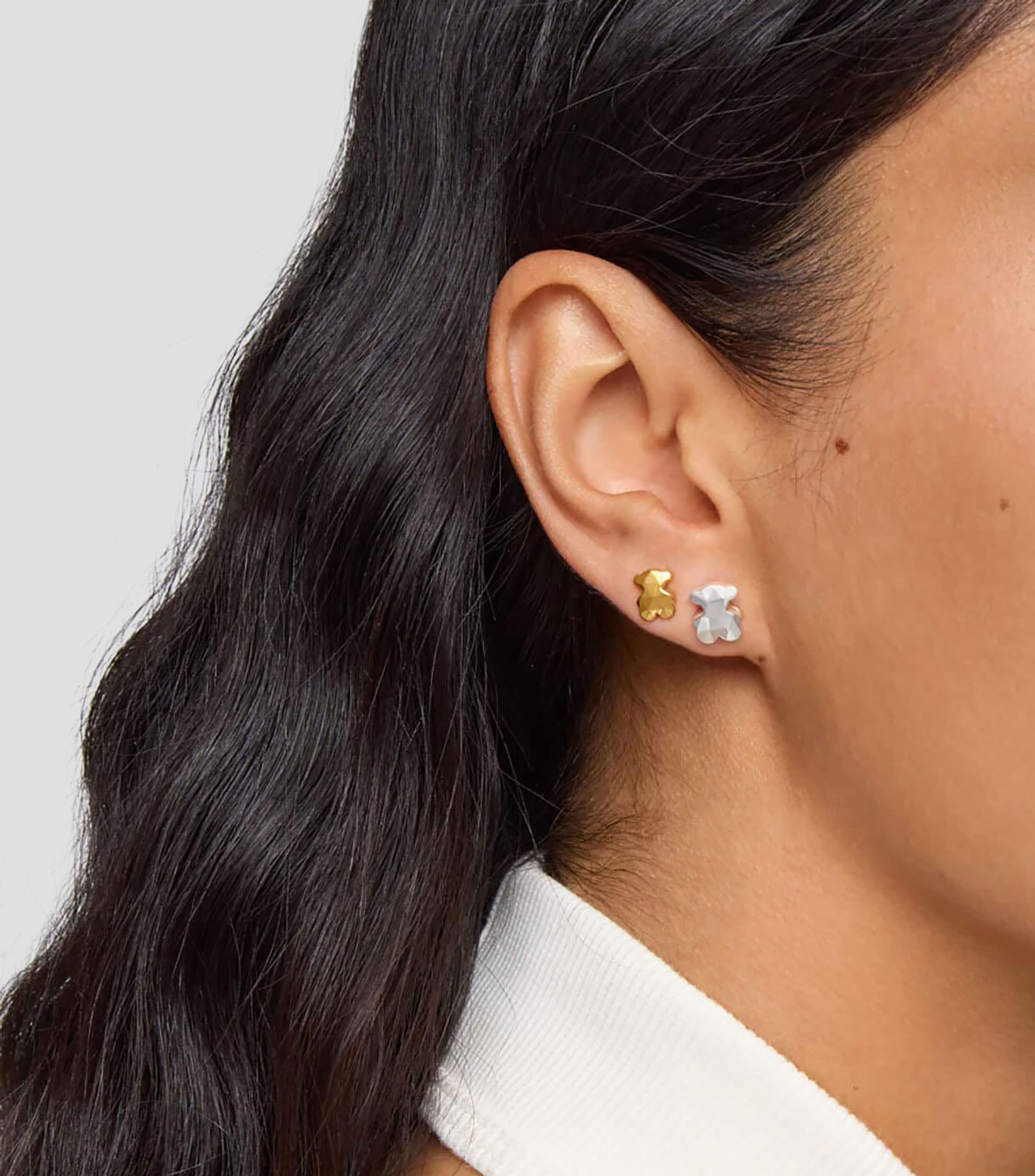 Aretes Tous Icon en plata Mujer