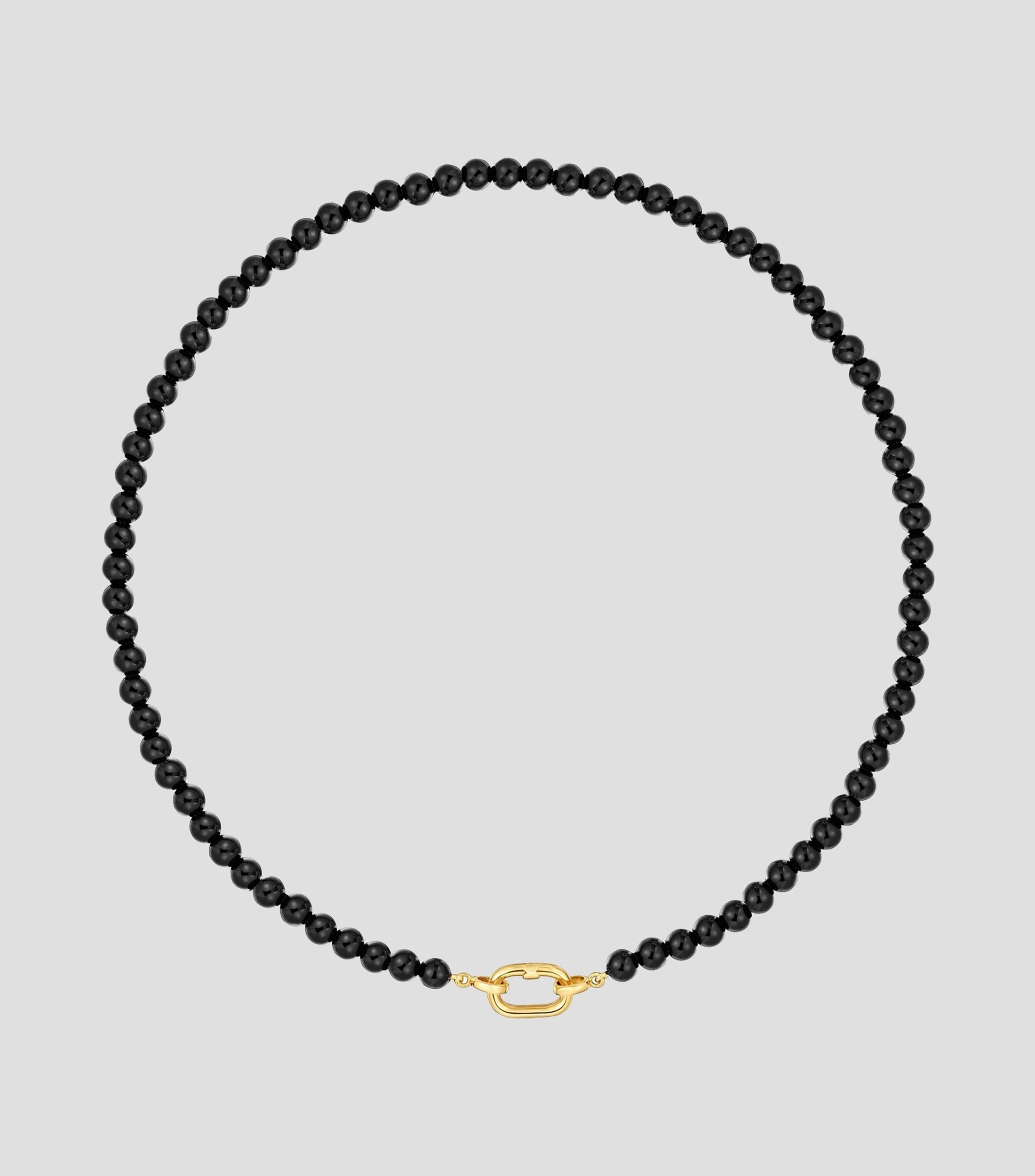 Collar en plata Hold Oval Mujer
