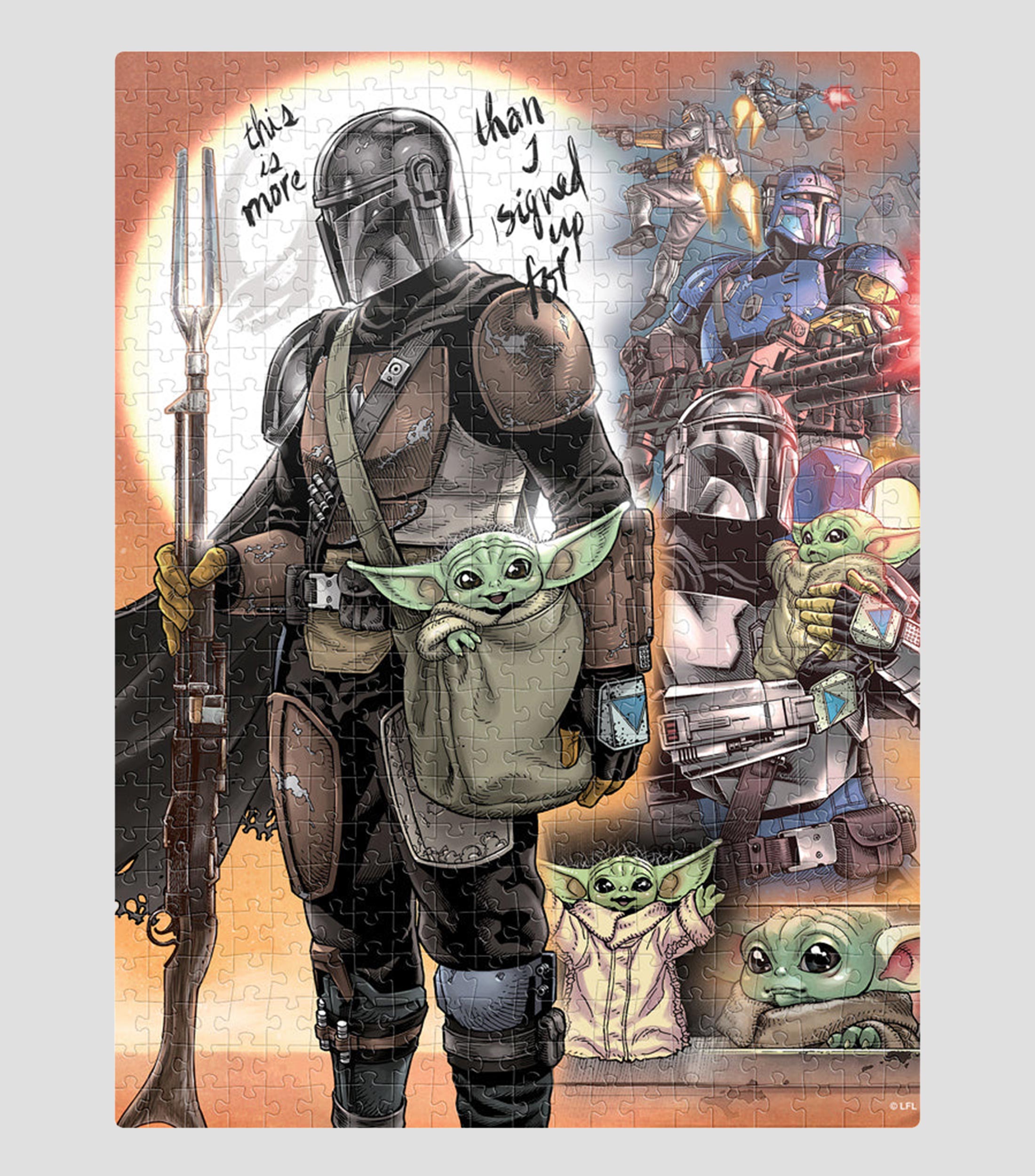 Rompecabezas Mandalorian Coleccionable Tin 500 Piezas