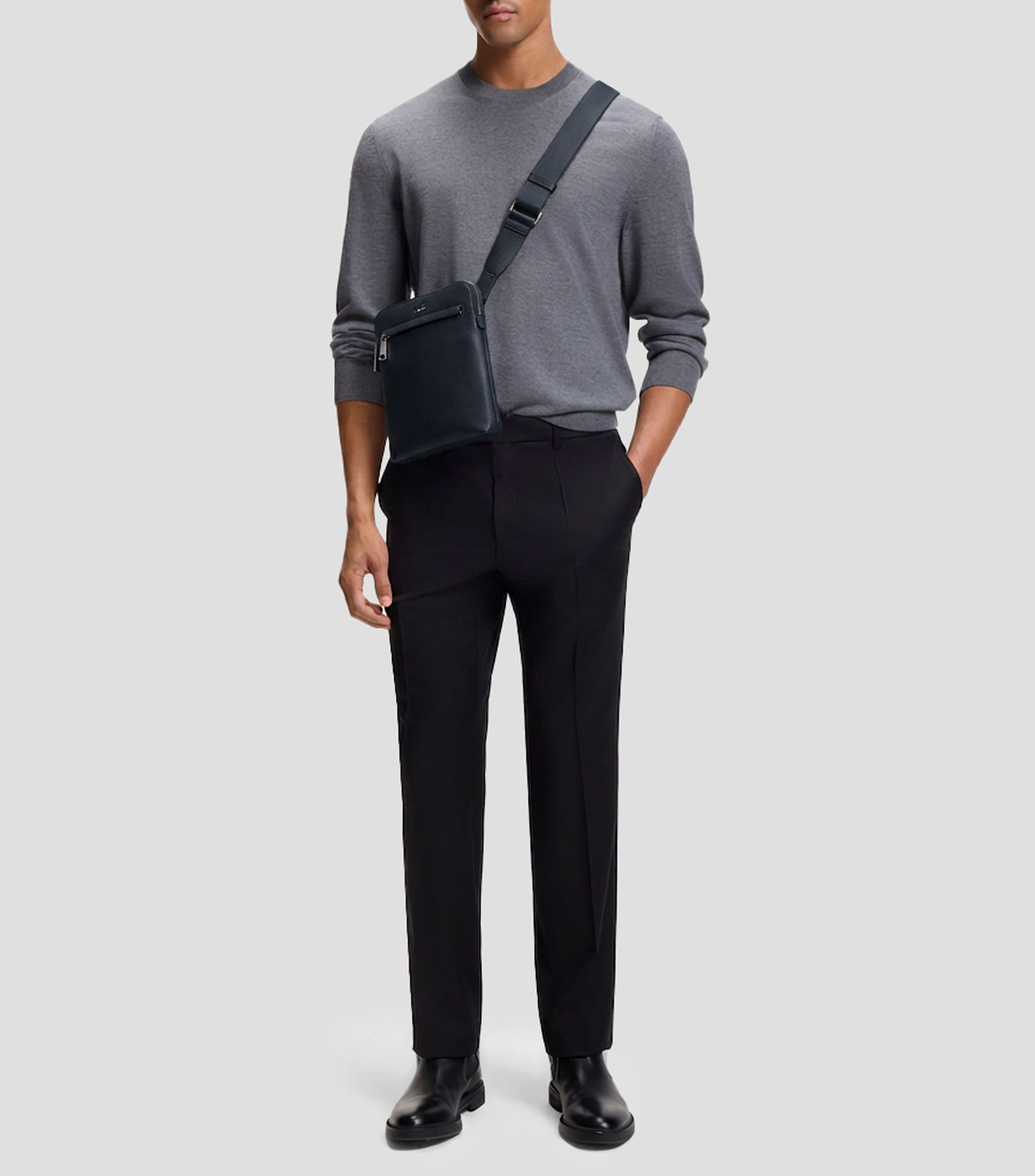 Bolsa Crossbody lisa Hombre