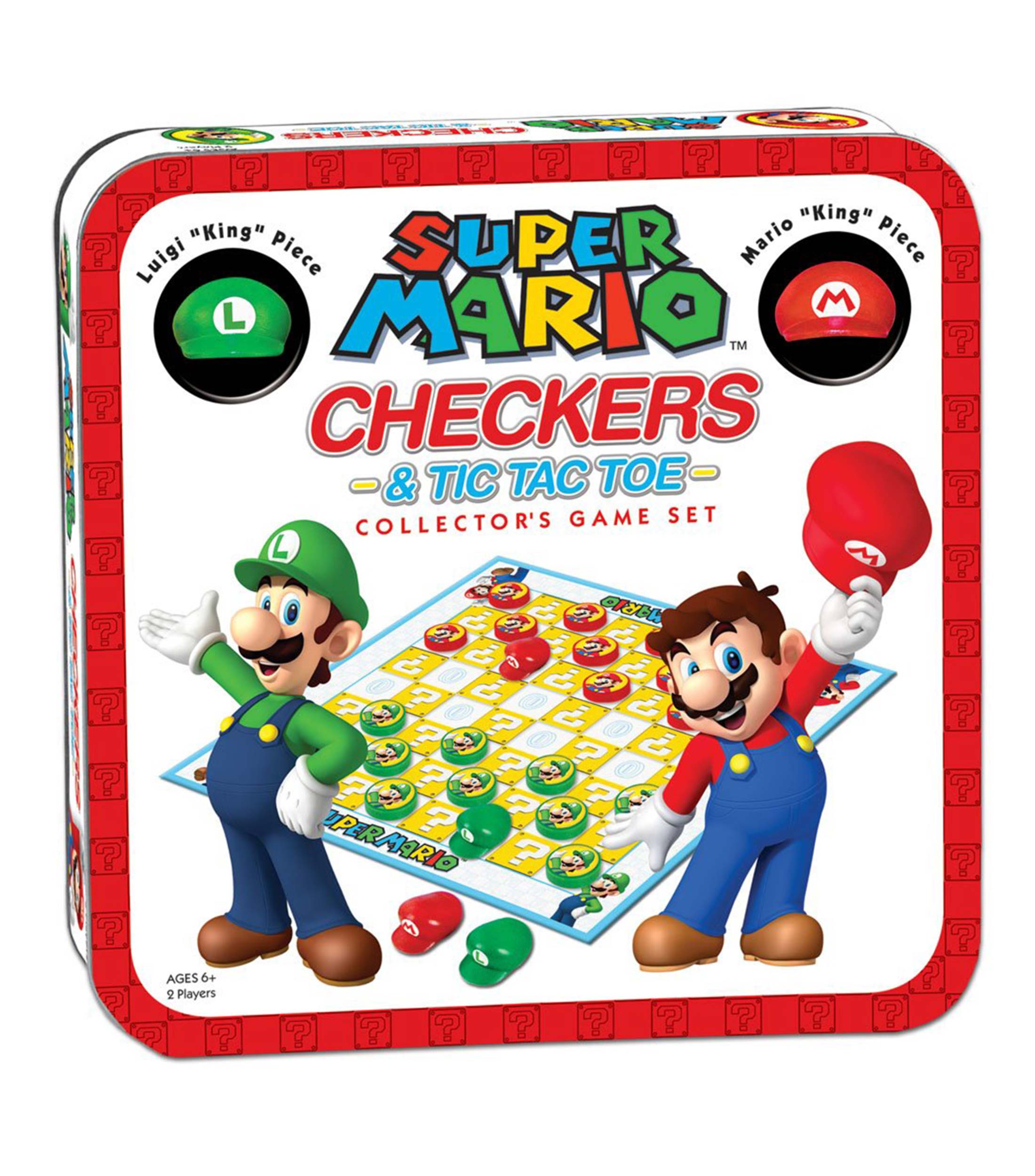 Damas y Tic Tac Toe Super Mario Bros