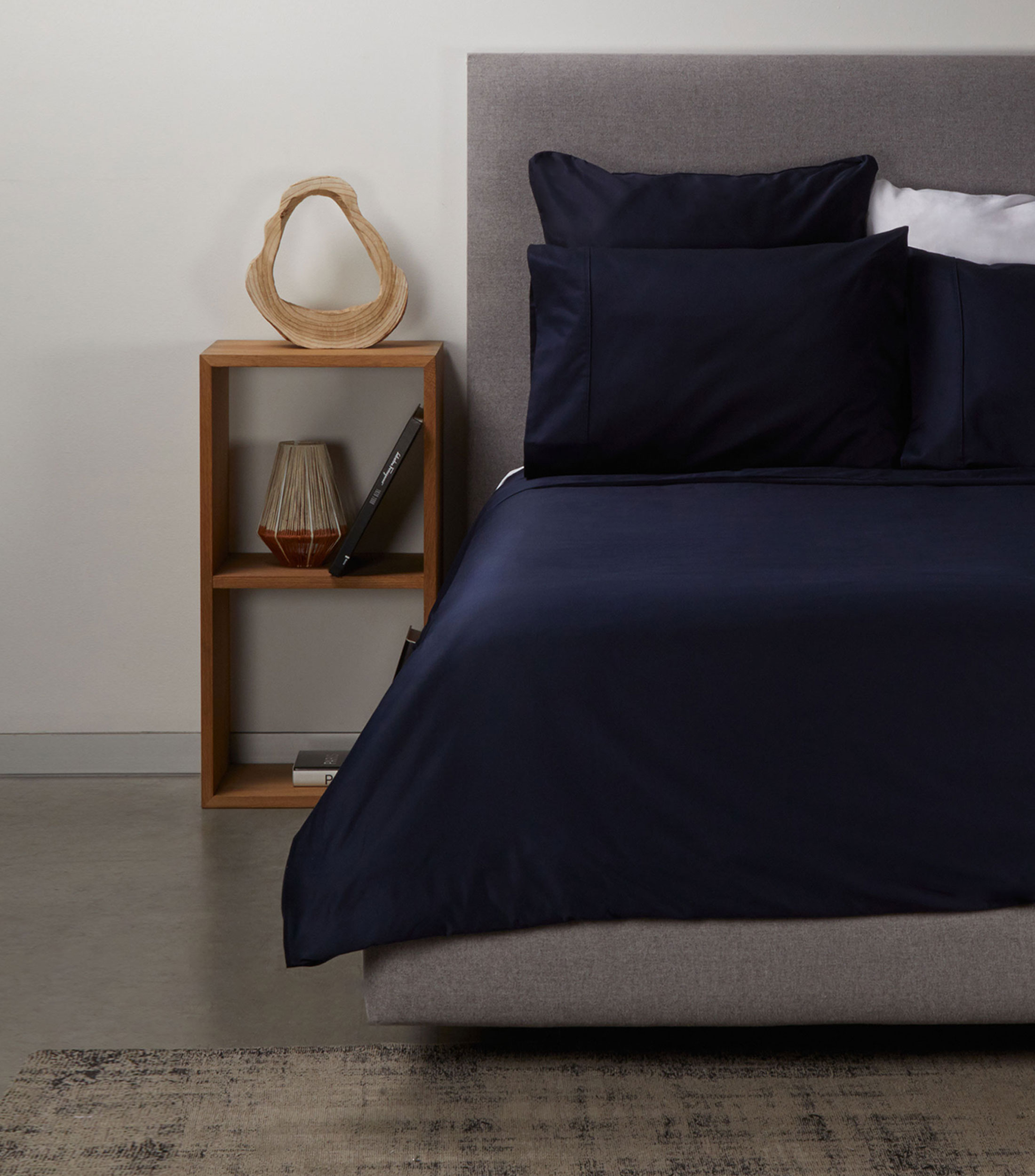 Funda para Duvet Individual en Algodon Marino