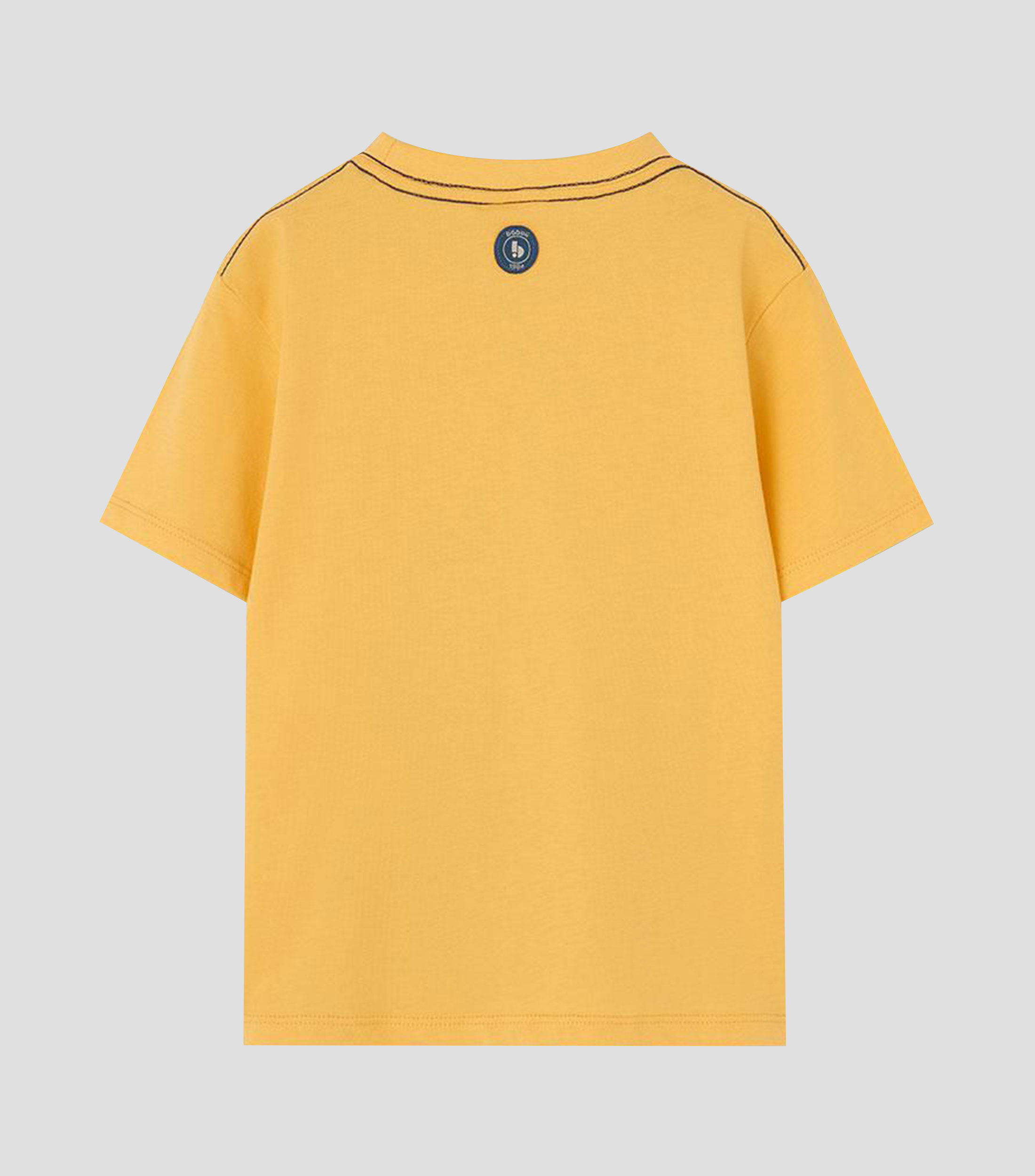 Playera de cuello redondo con manga corta estampada Bebé