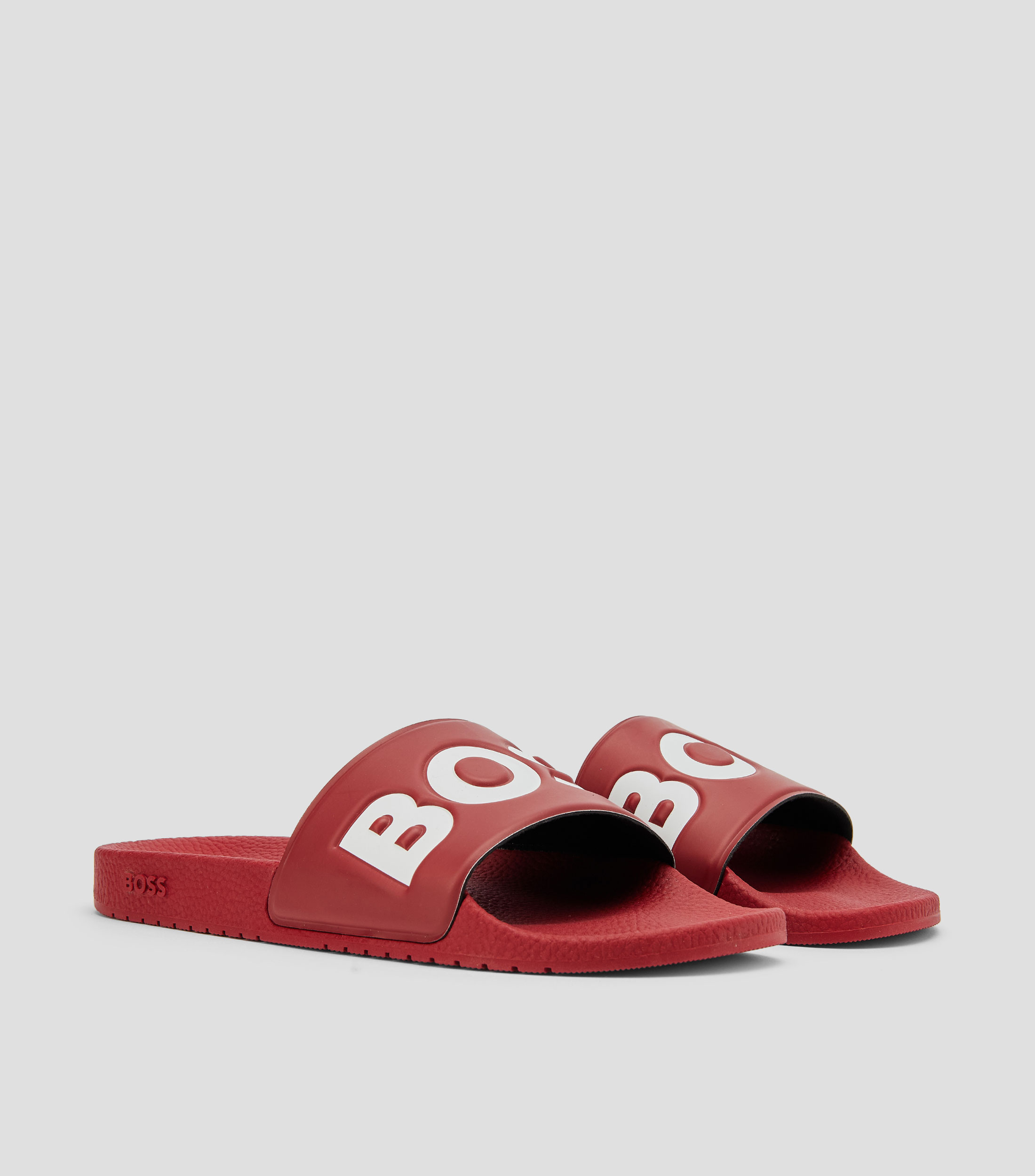 Sandalias fabricadas en Italia con detalle de logo grande Hombre