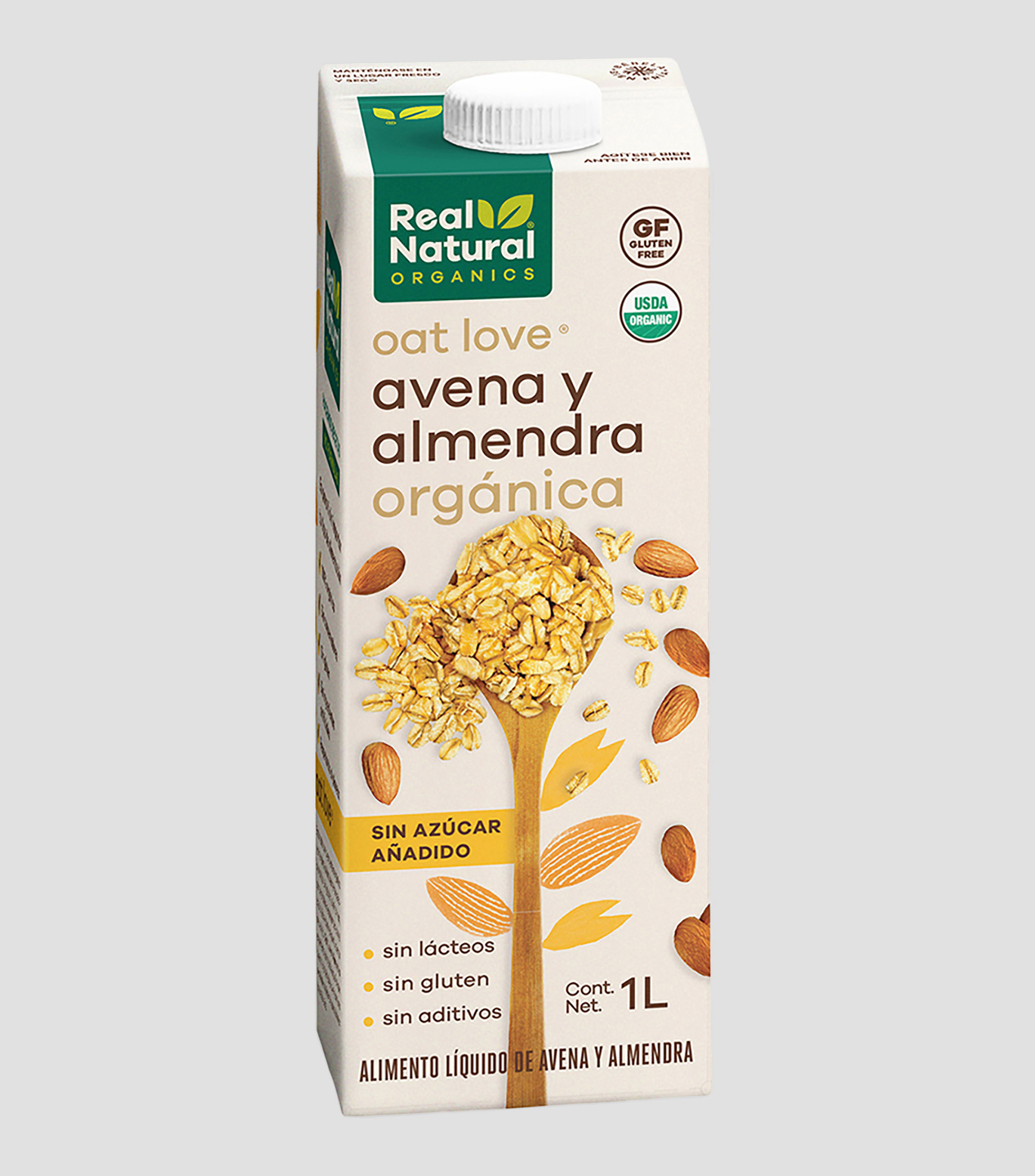 Leche de Avena y Almendra Orgánica, 1 L