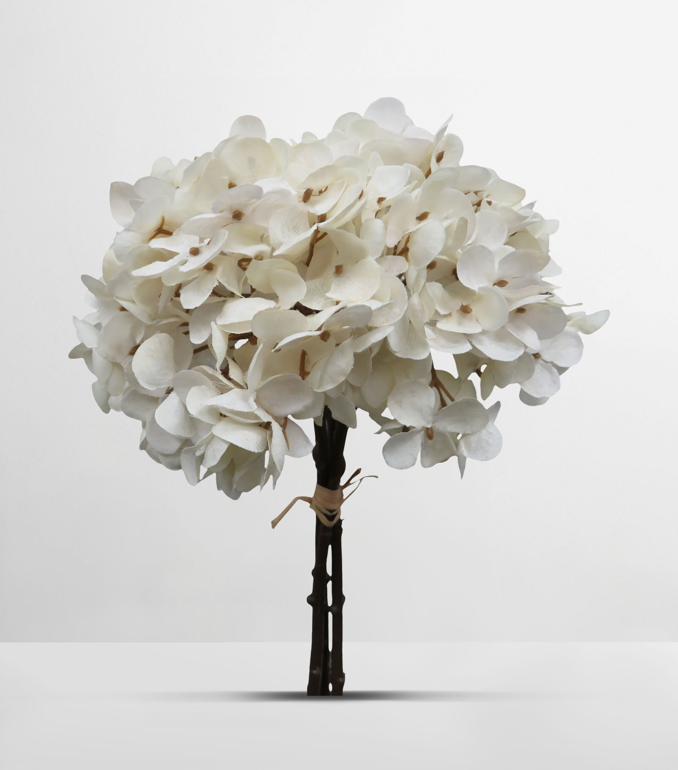 Ramo Decorativo Hortensia Ivory