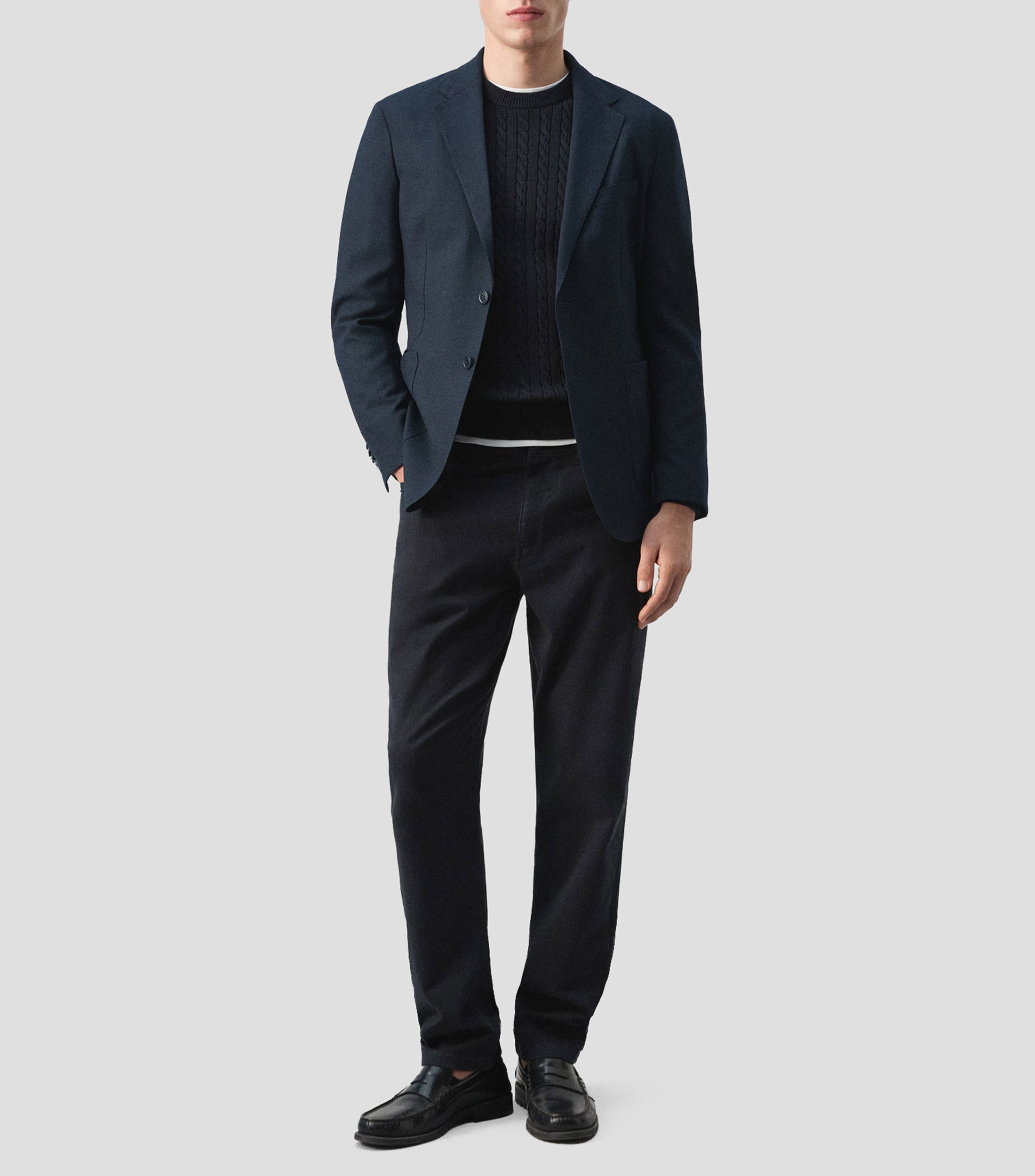 Saco liso Hombre