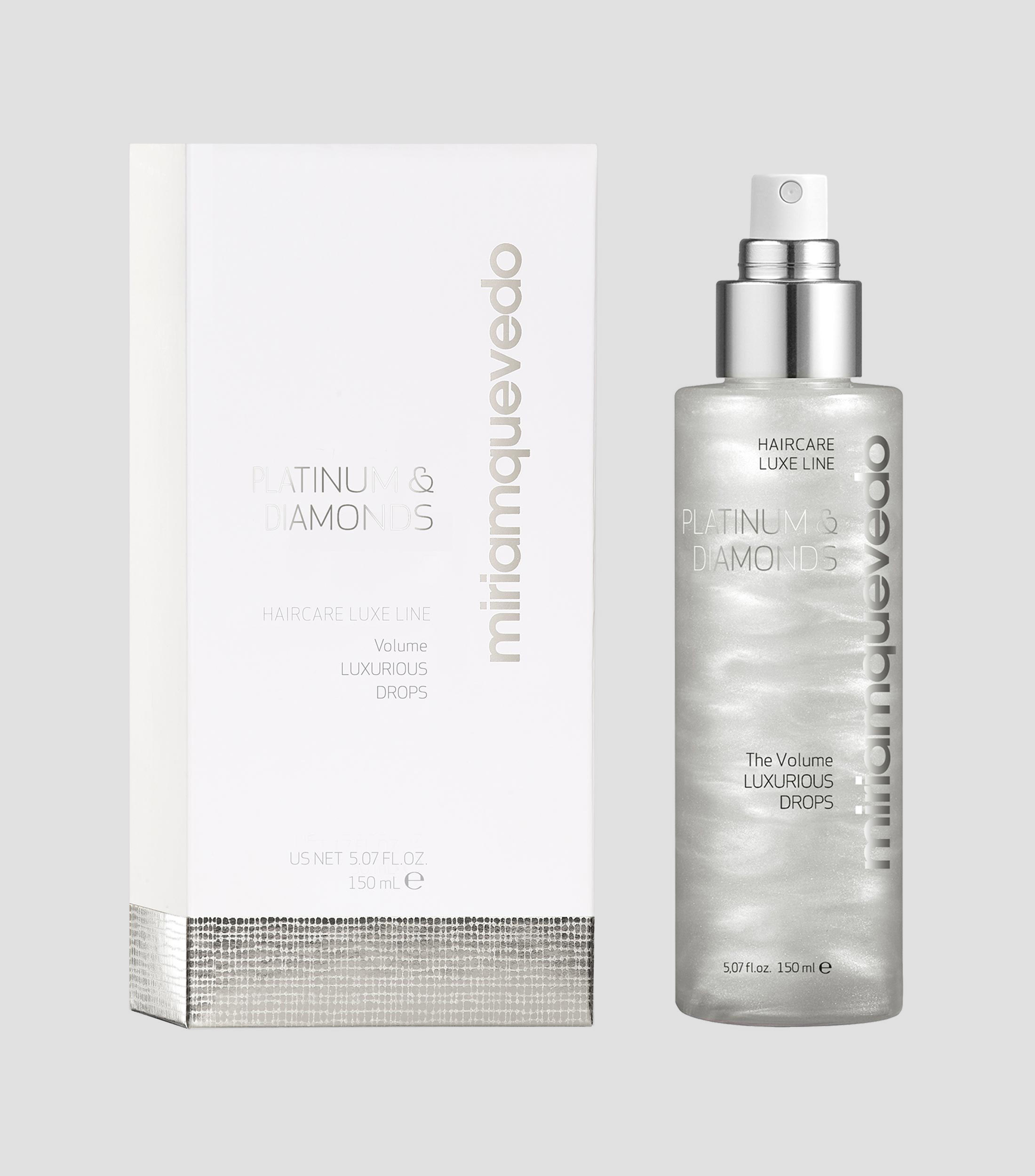 Spray de acabado capilar Platinum amp Diamond Luxurious Drops, 150 ml