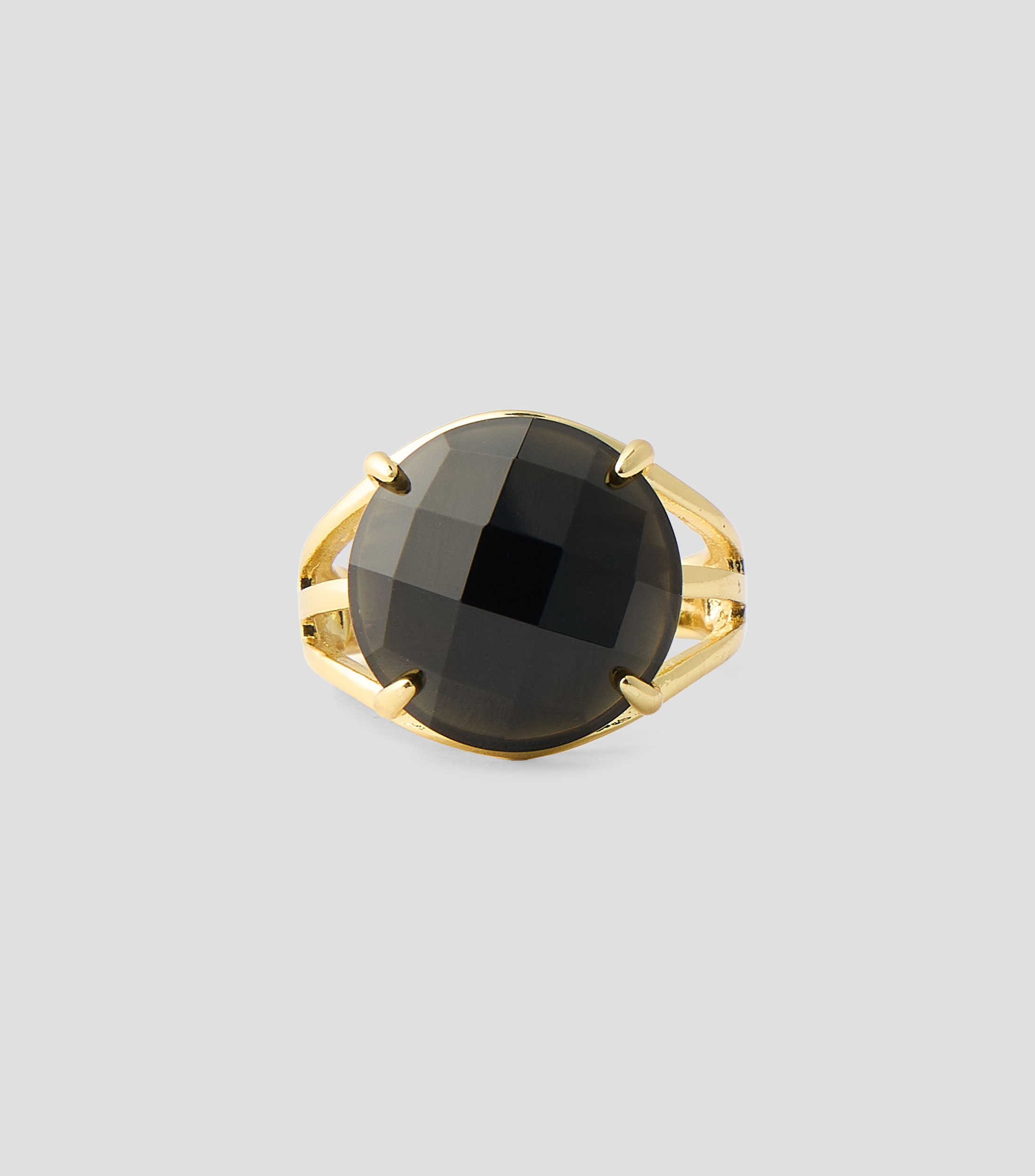 Anillo obsidiana Mujer