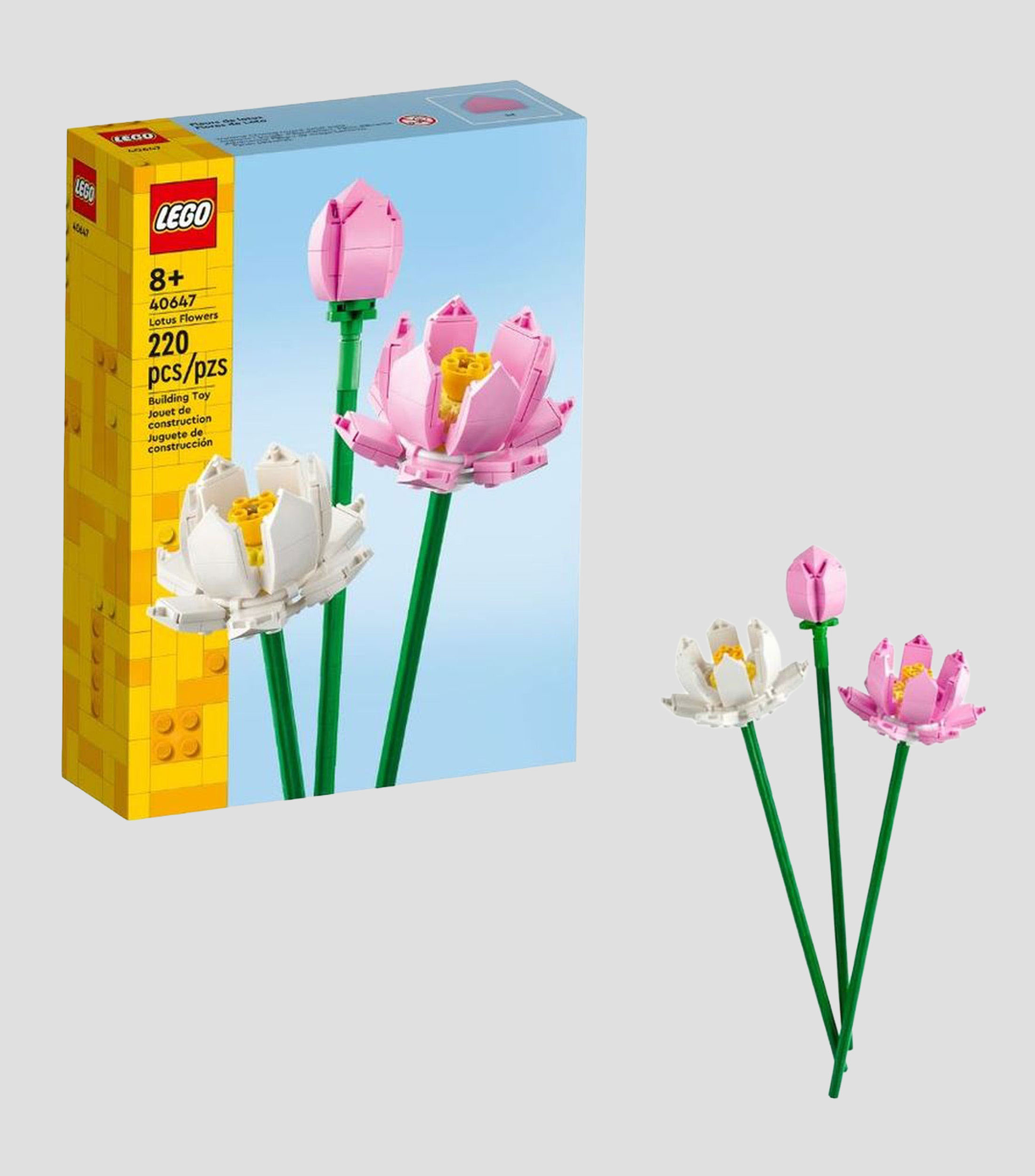Lego Flores de Loto Set de construcción decorativa 40647