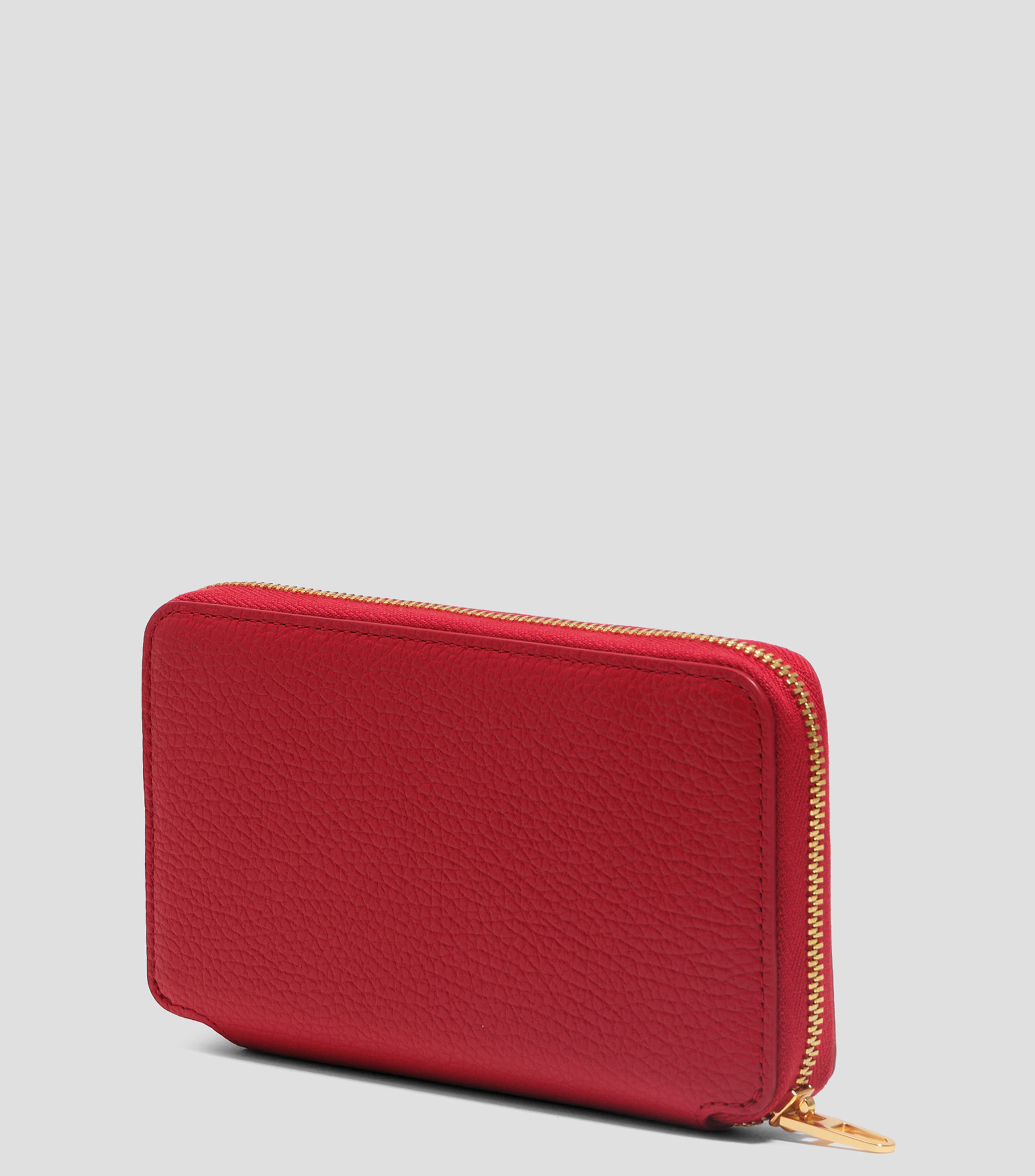 Cartera horizontal mediana piel roja Mujer