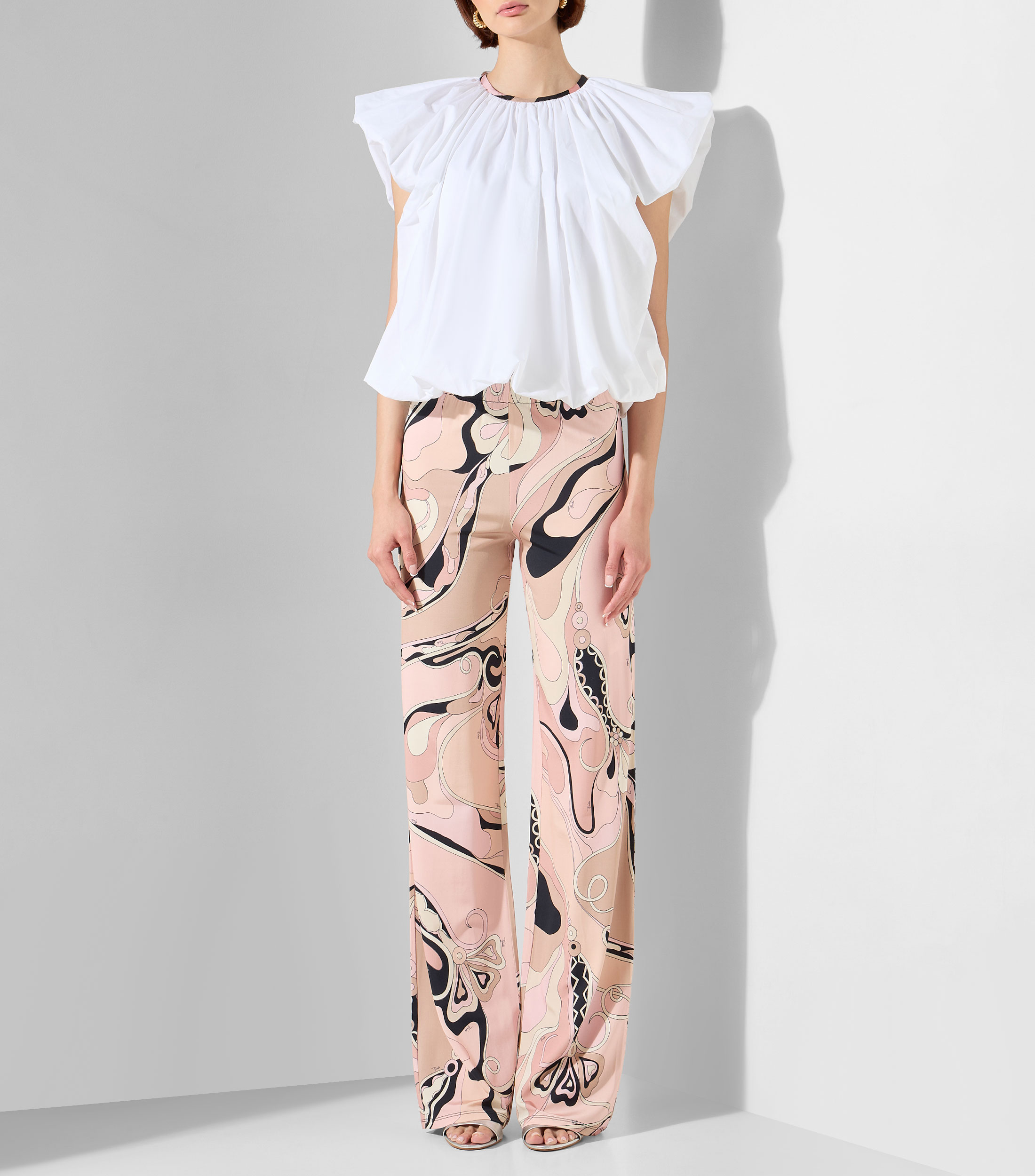 Blusa con manga corta Mujer