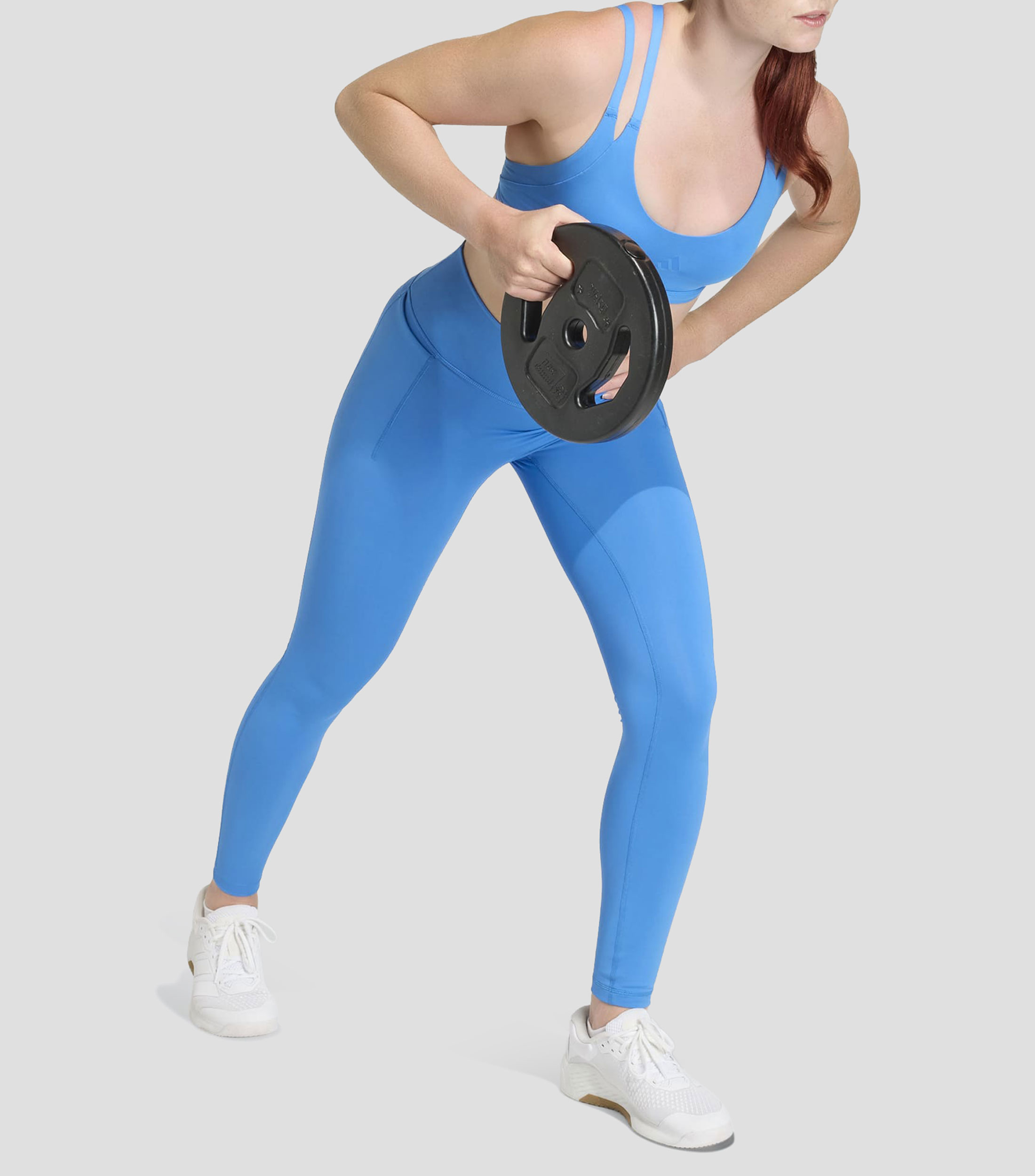 Top para entrenamiento Optimé Workout Strappy liso Mujer