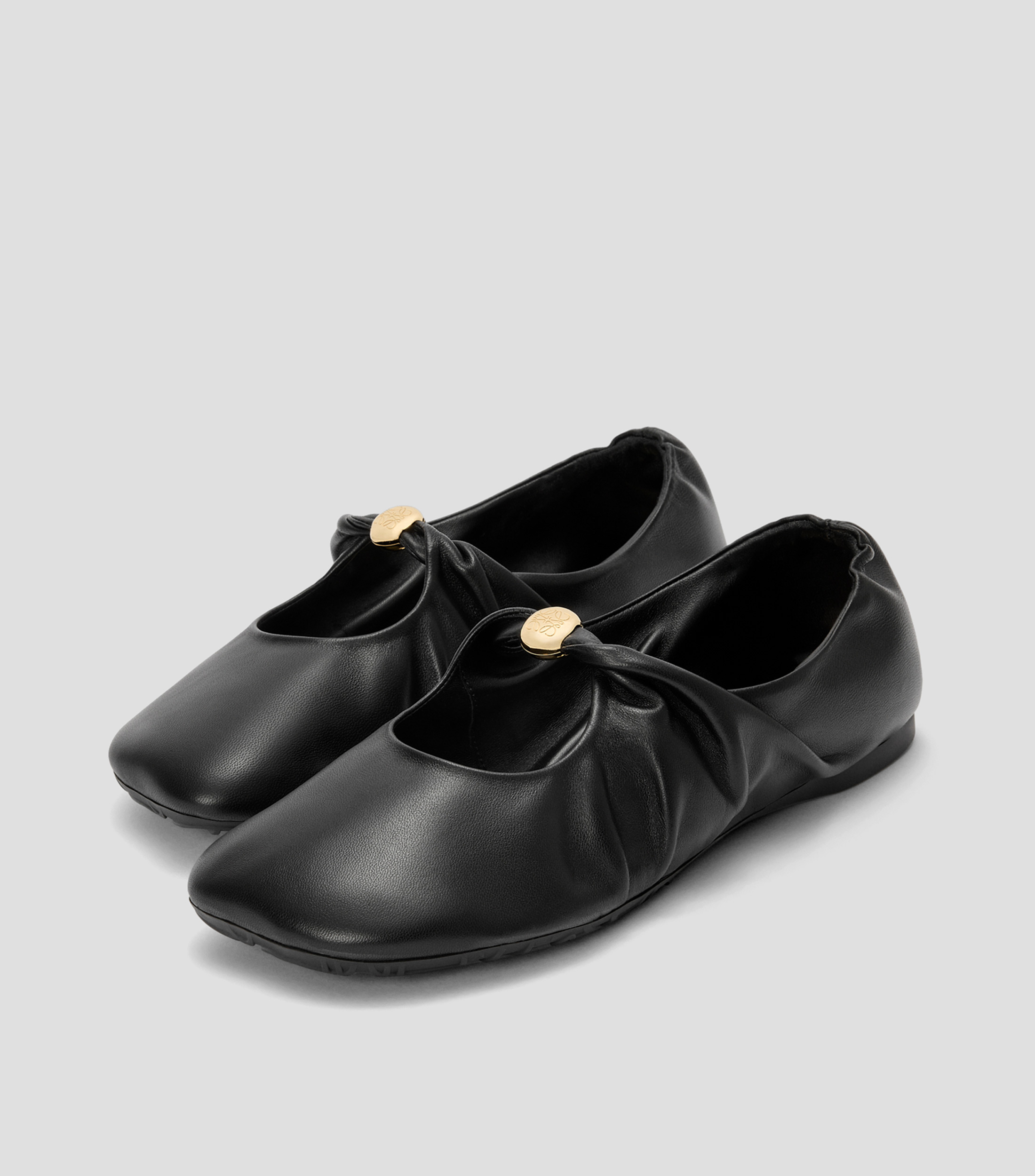 Flats Pebble Soft en piel napa de cordero Mujer