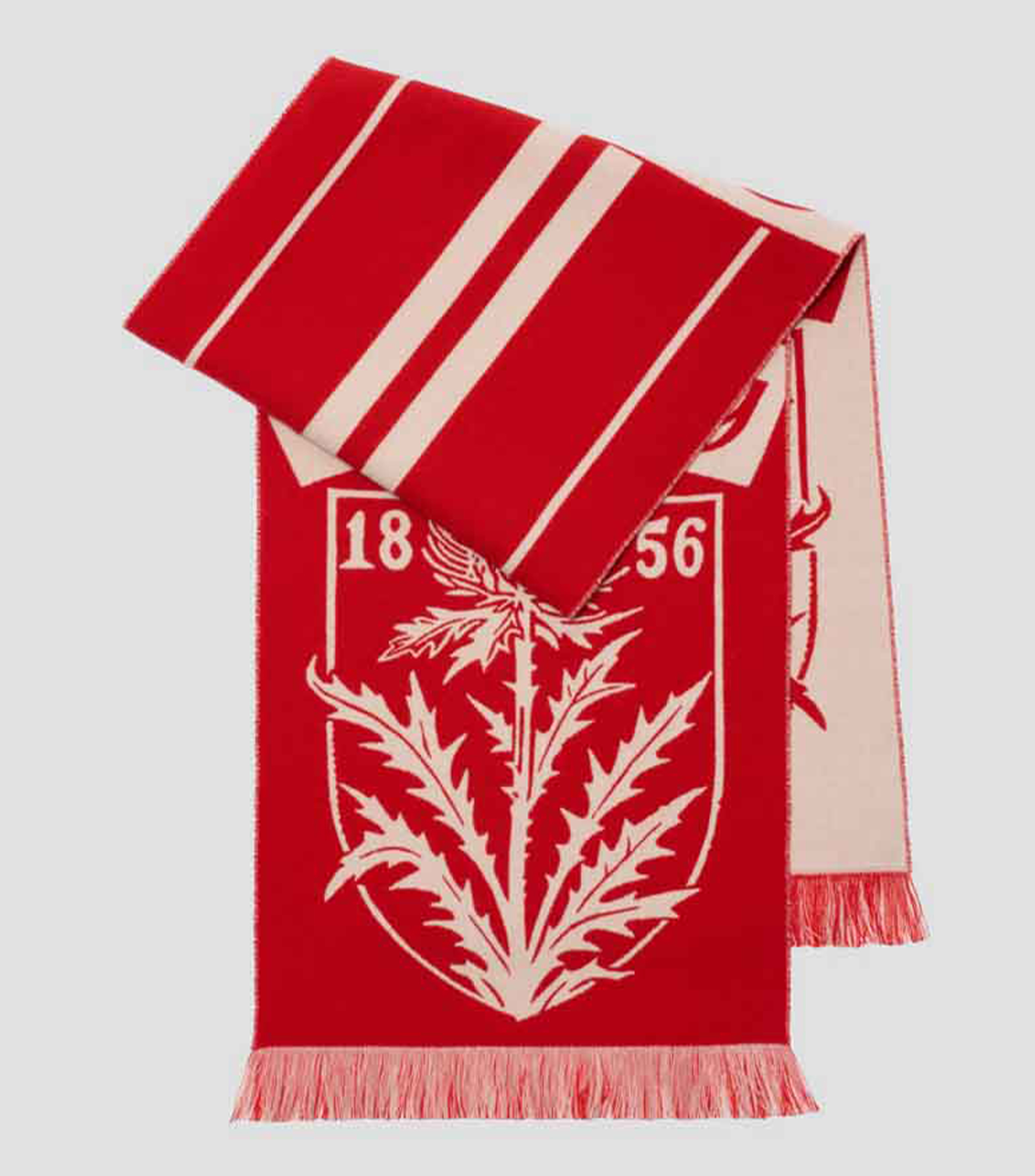 Bufanda en lana con escudo Unisex