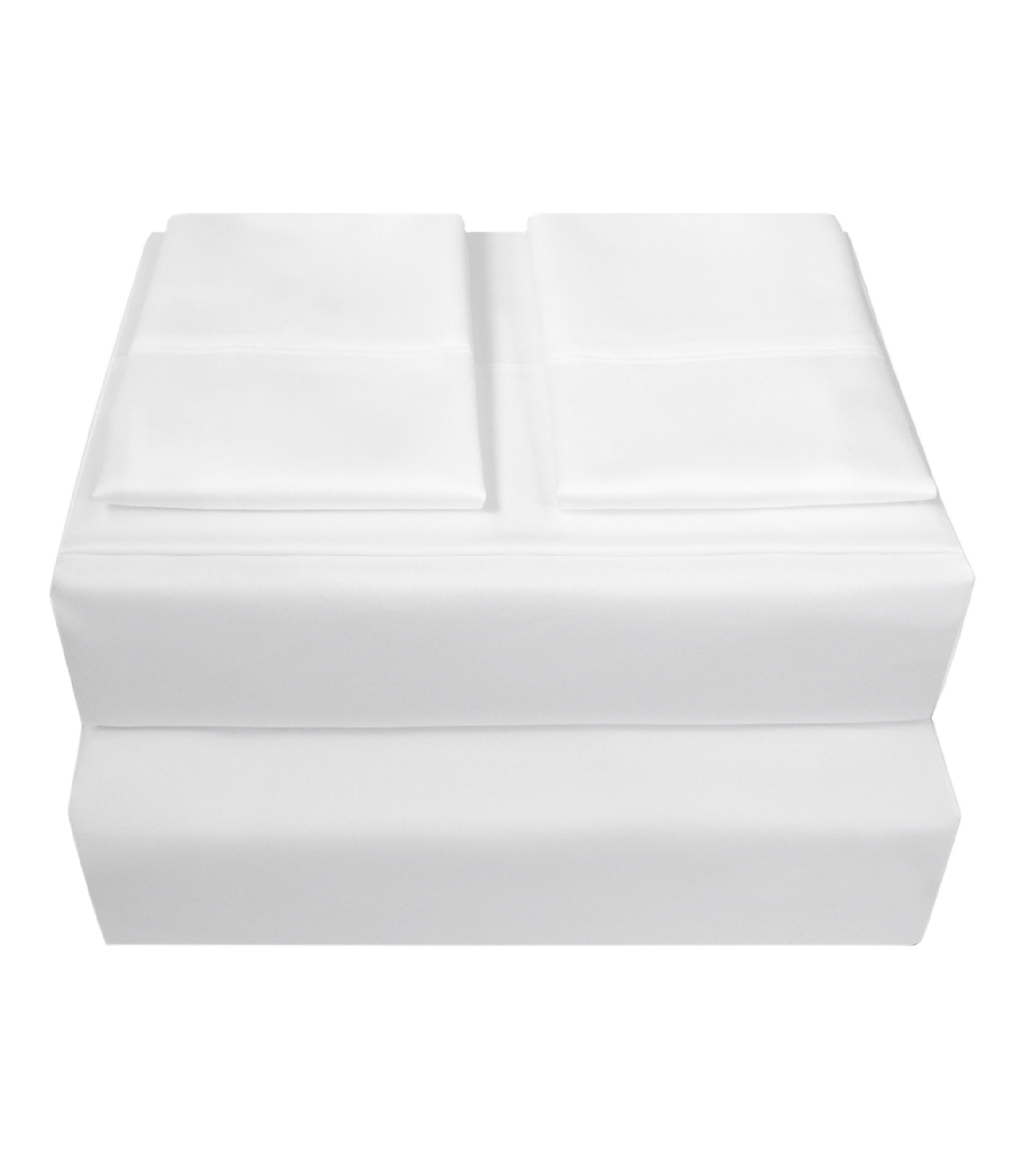 Juego de sábanas Queen Size en algodón Blanco