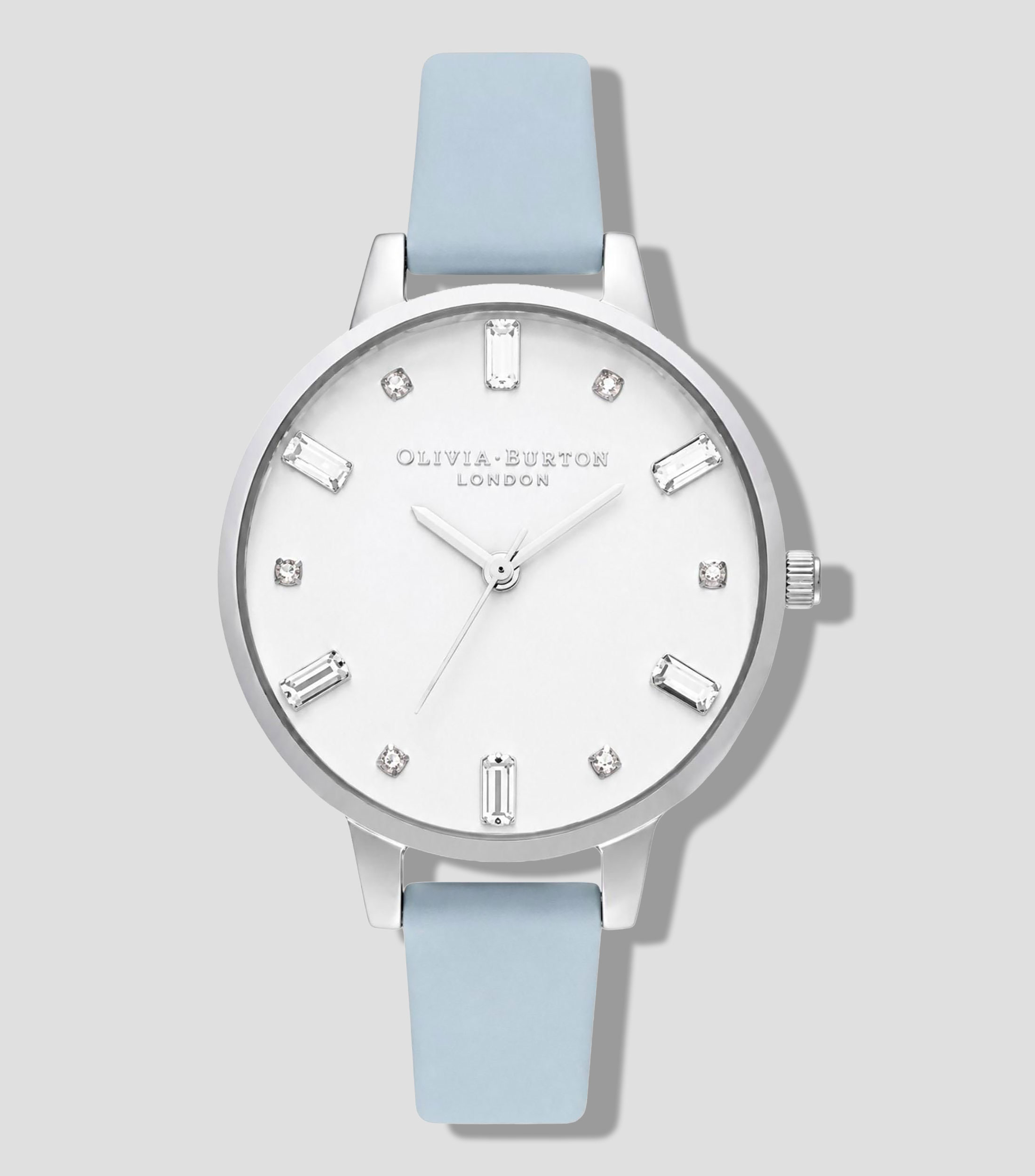 Reloj para Mujer Bejewelled Casual Plateado