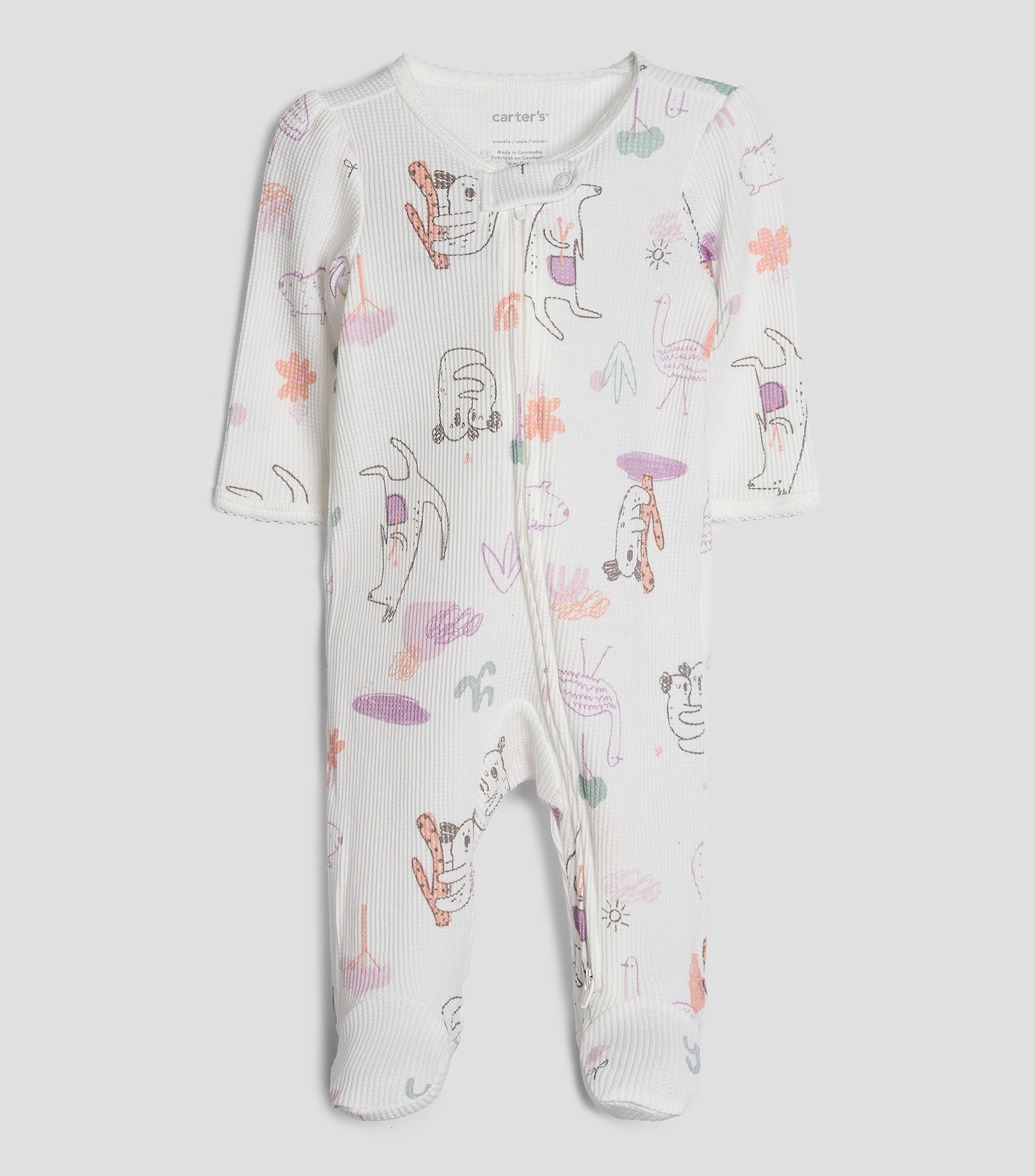 Mameluco estampado Bebe