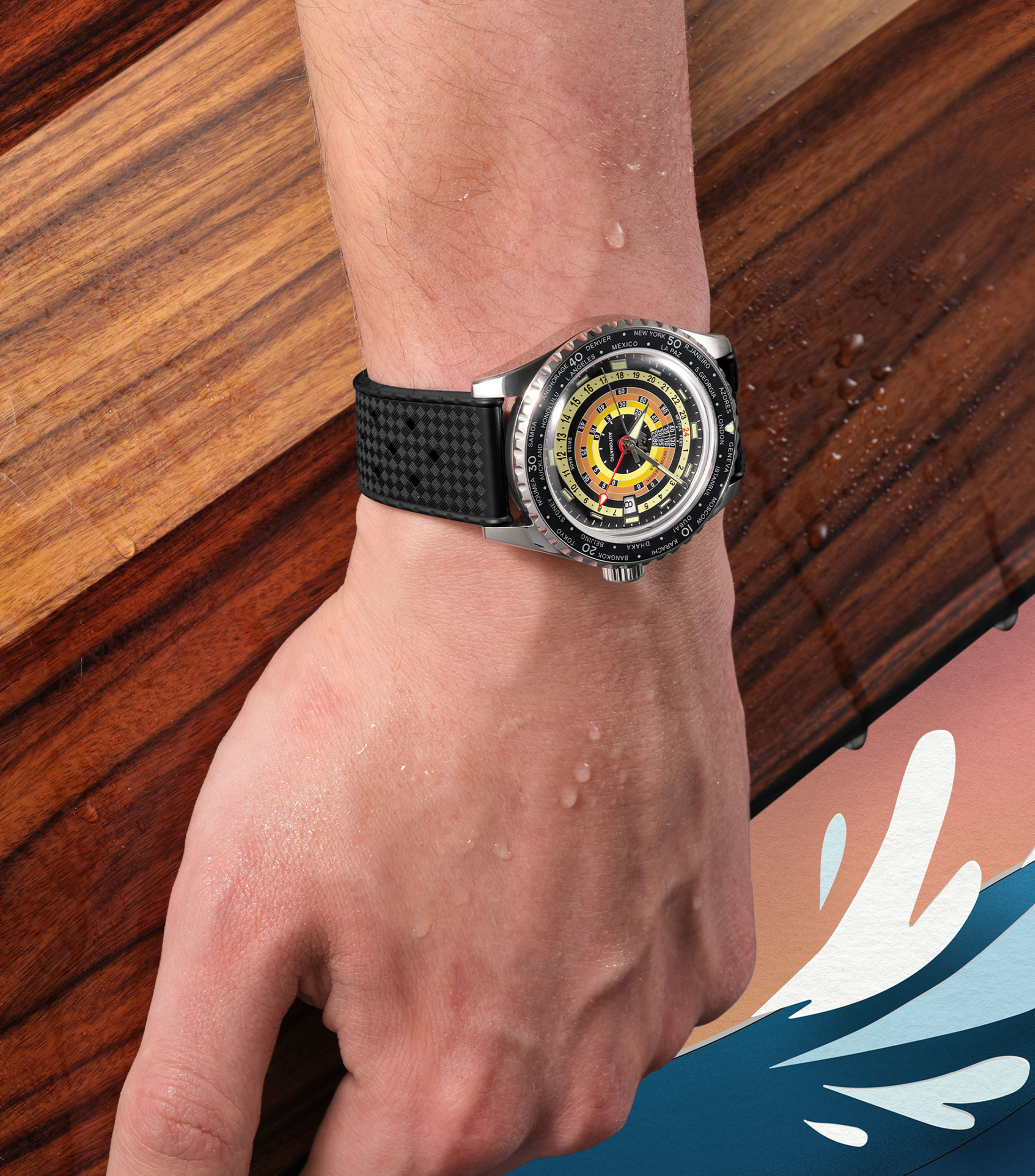 Reloj para Hombre Ocean Star Deportivo Plateado