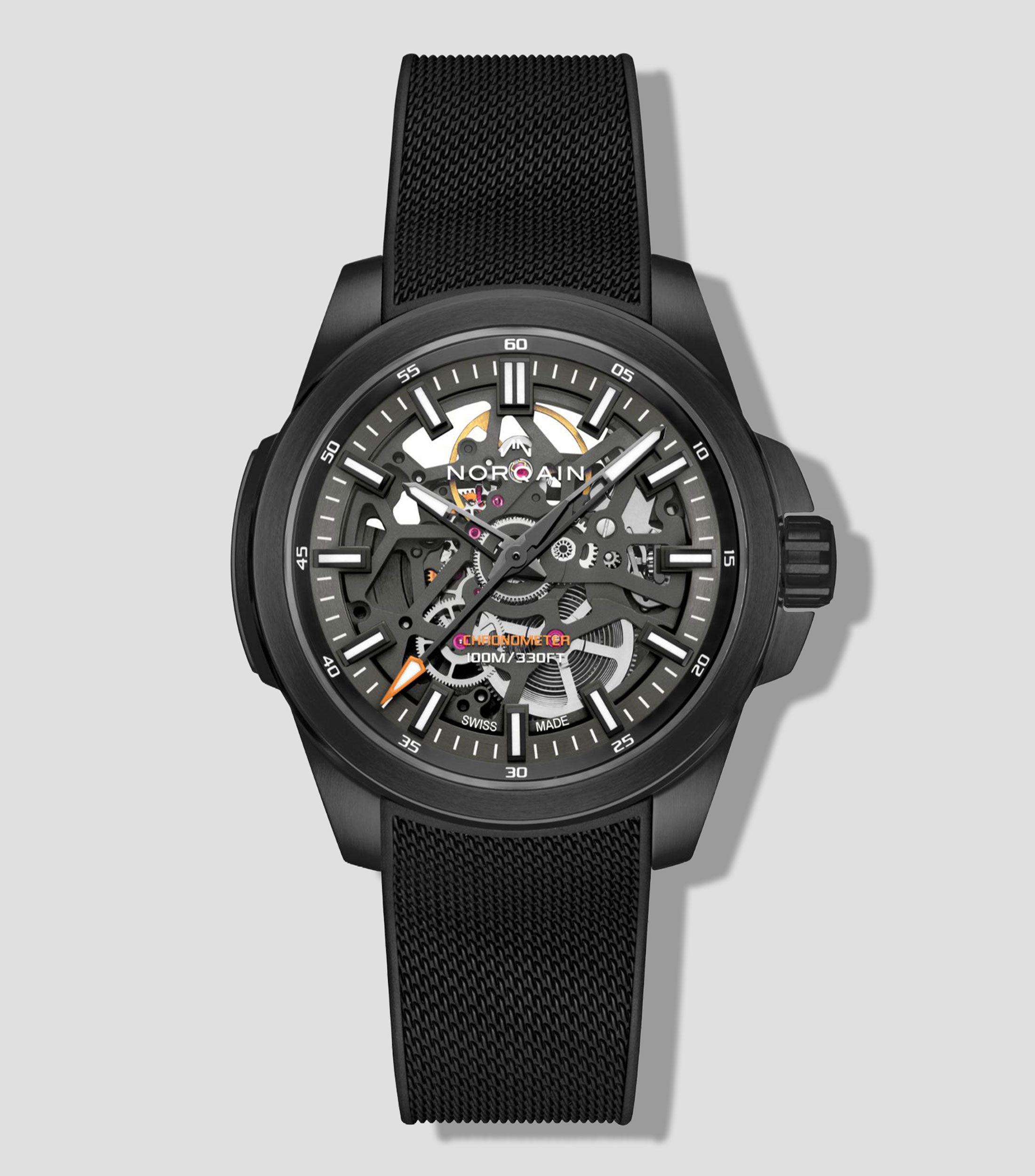 Reloj para hombre Independence Skeleton Moderno, Negro