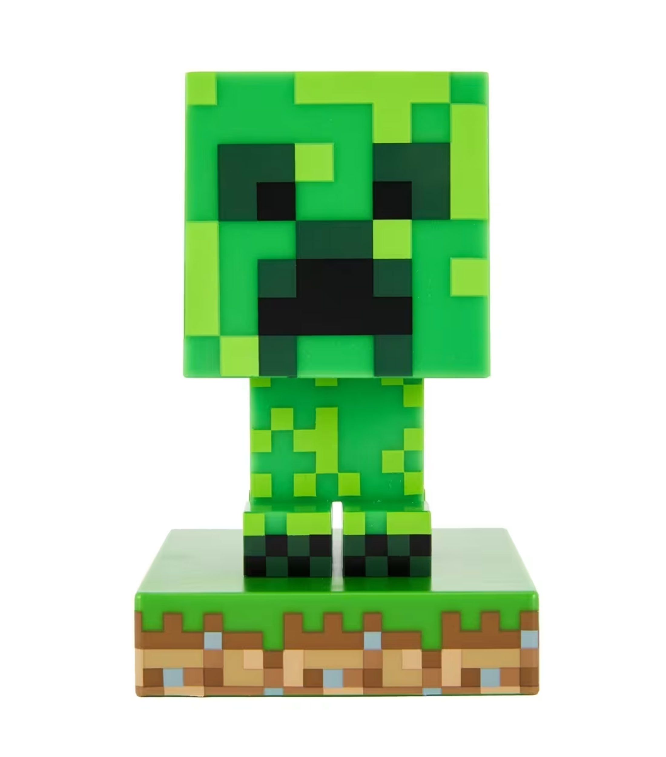 Lámpara de mesa Minecraft Creeper Icon Light, 3 V