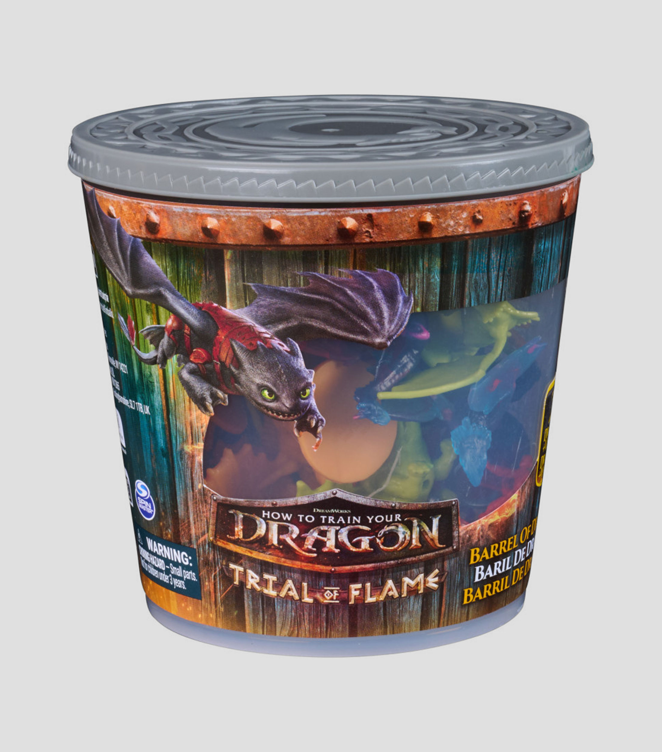 Playset Cómo entrenar a tu dragón - Barril Coleccionable