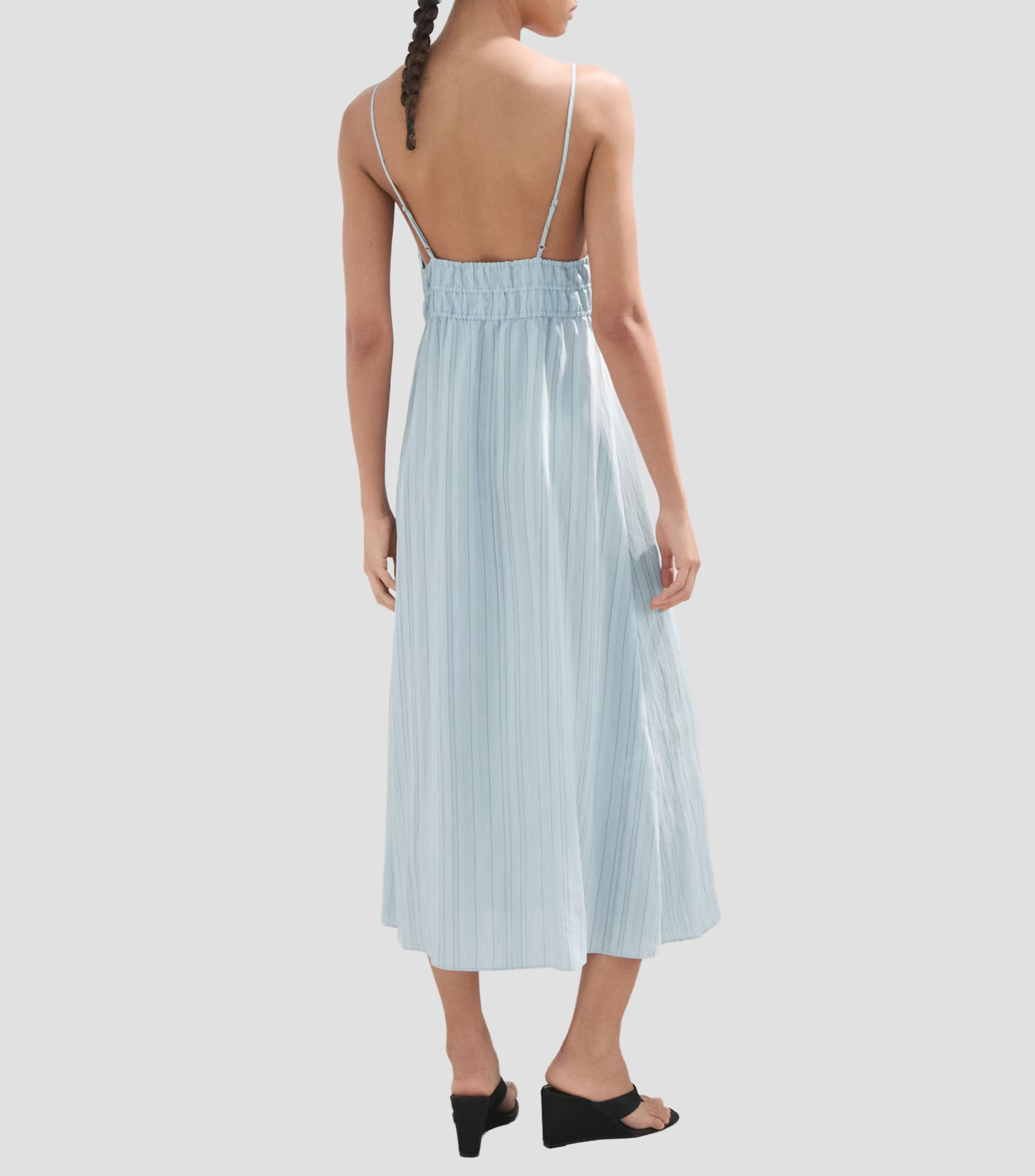 Vestido casual midi rayas Elle Mujer