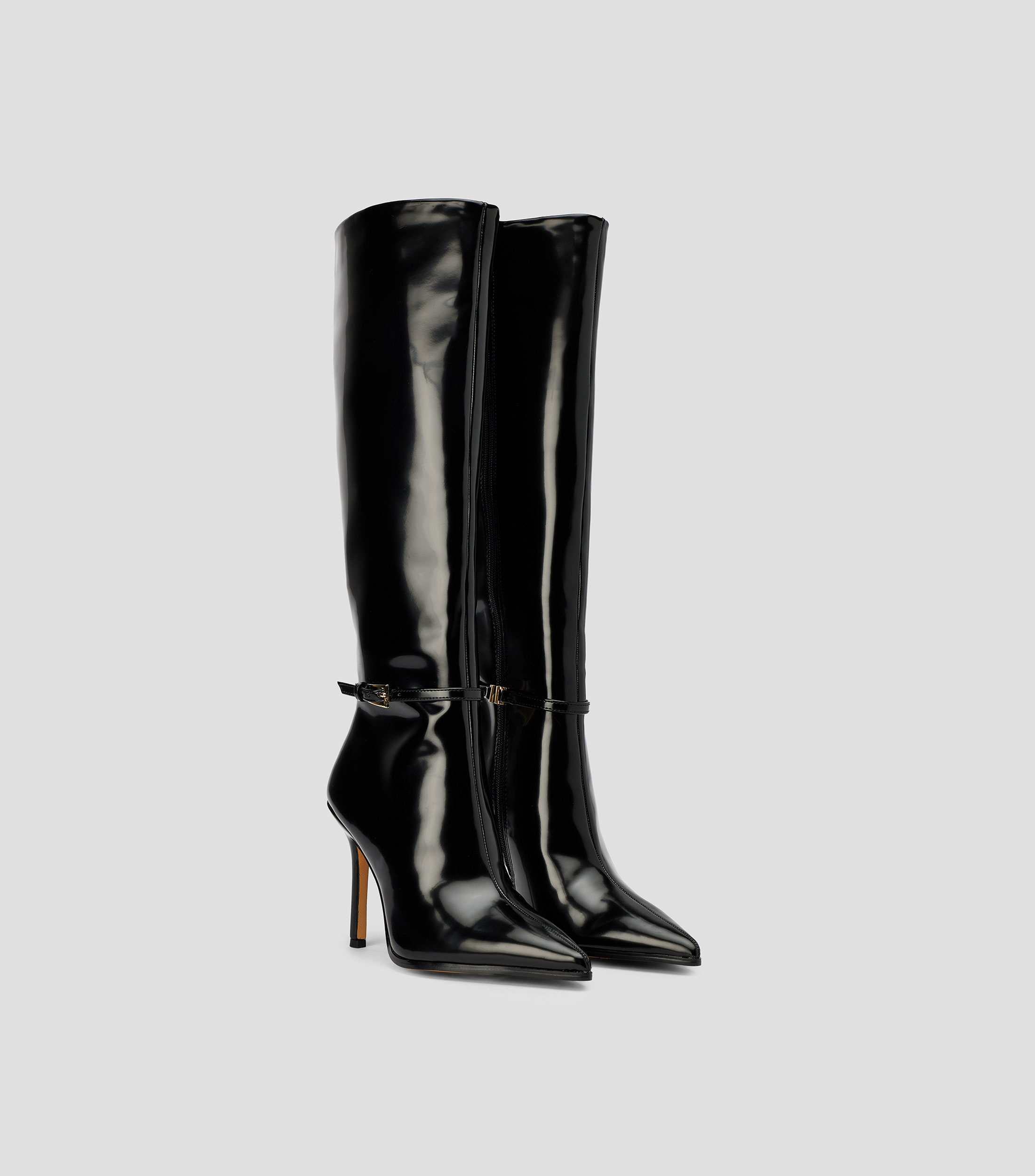 Botas largas con tacón de 10 cm Mujer