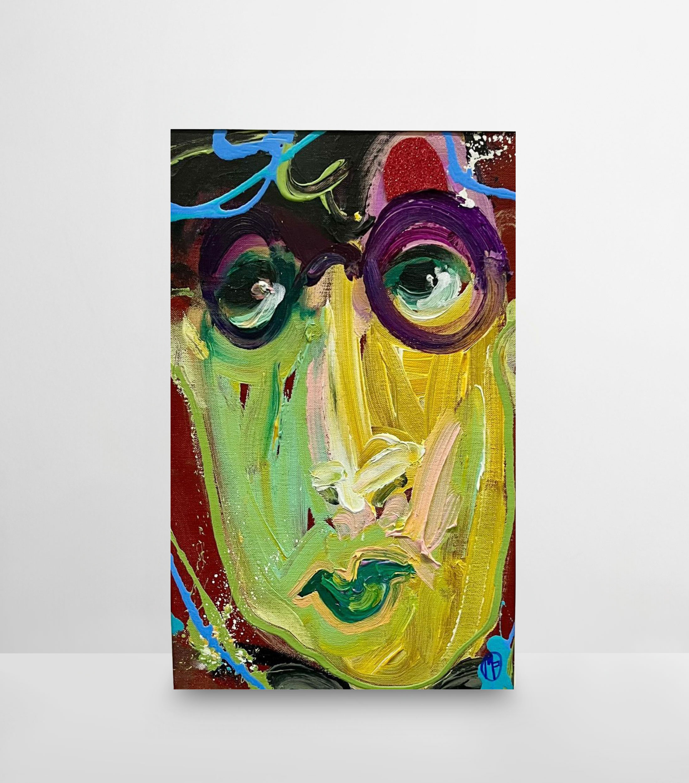 Cuadro decorativo "Max Pedreira - Cara 6" en tela