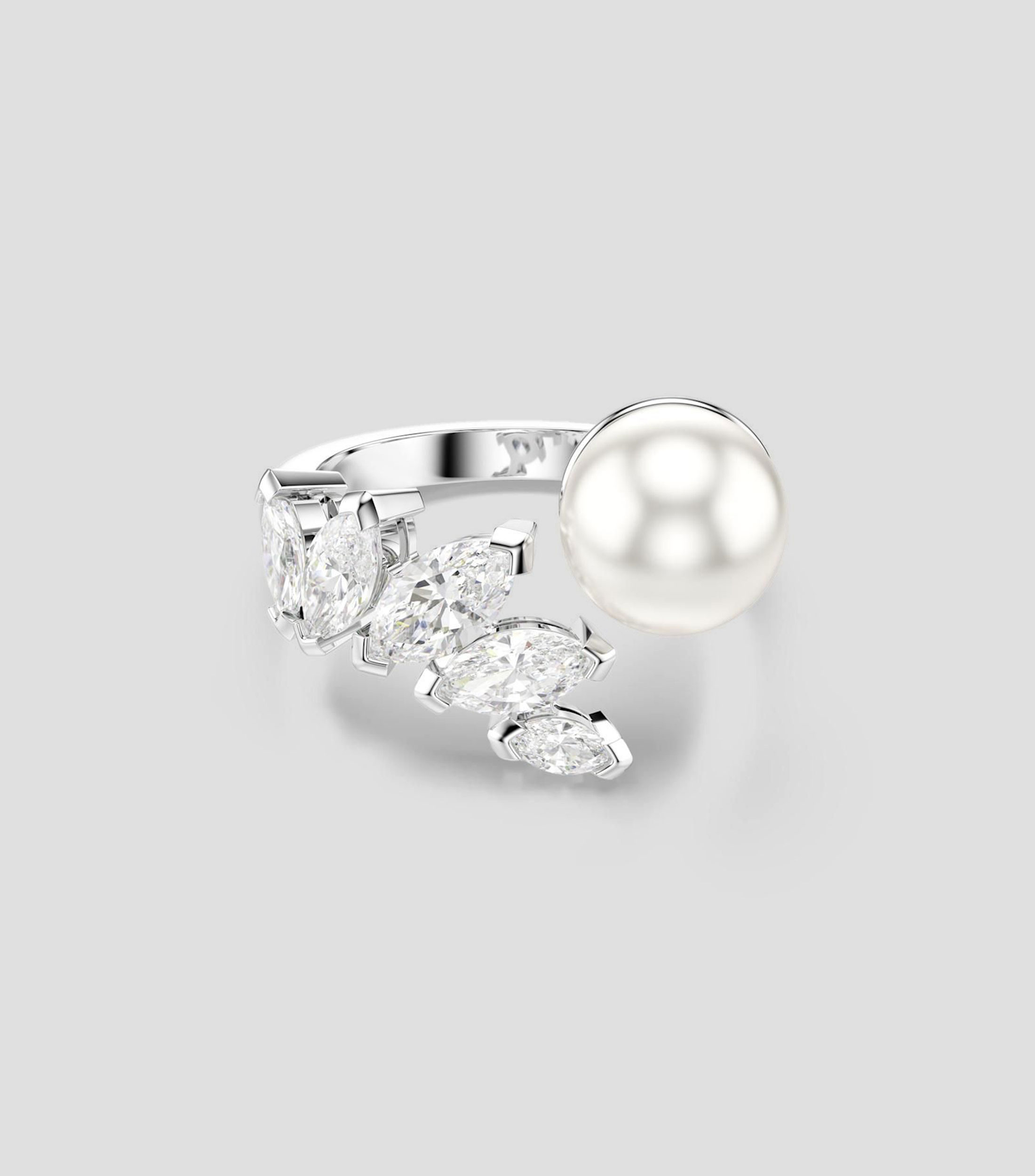 Anillo Mesmera con perla y zirconia Mujer