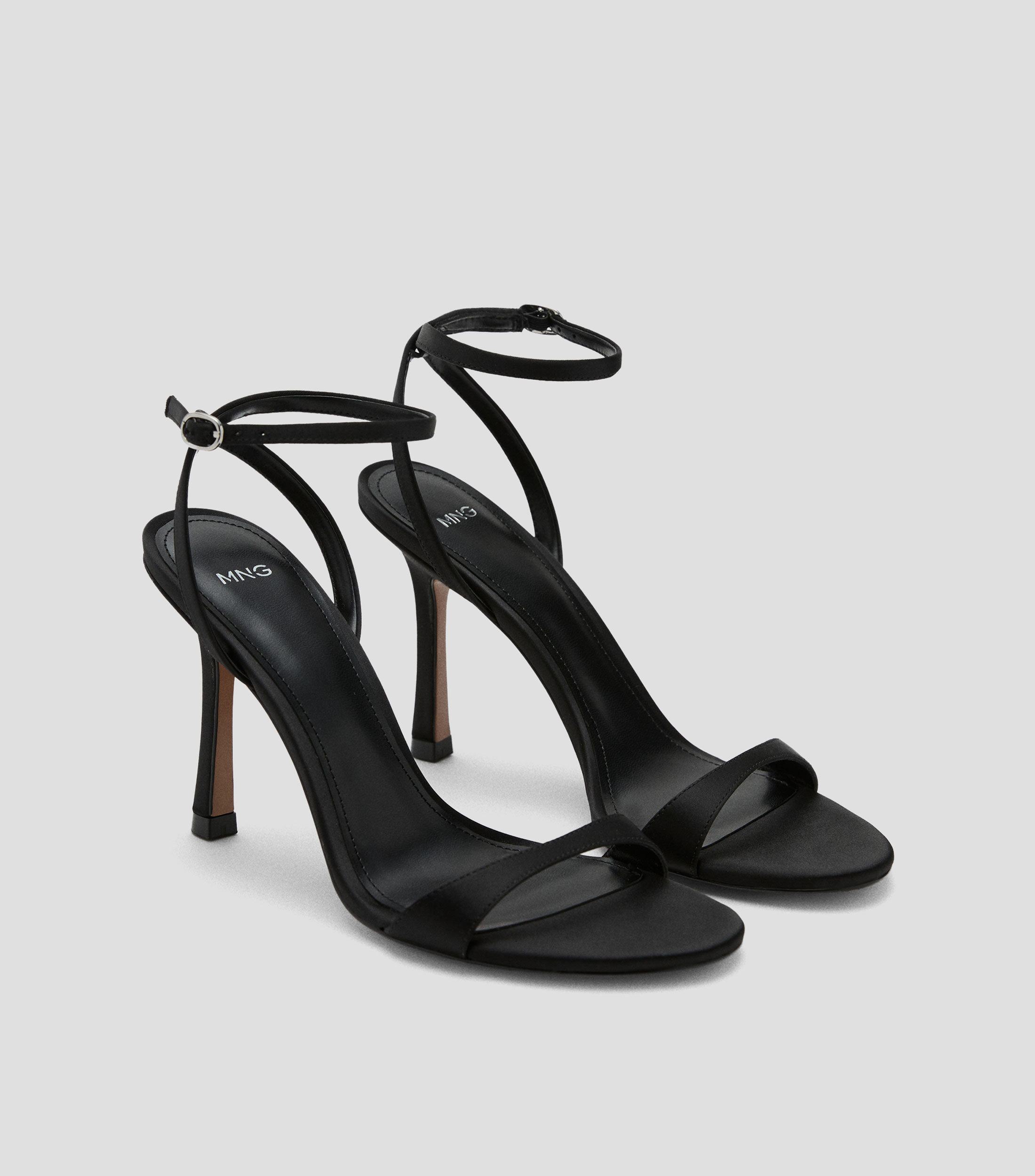 Sandalias con tacón de aguja Mujer