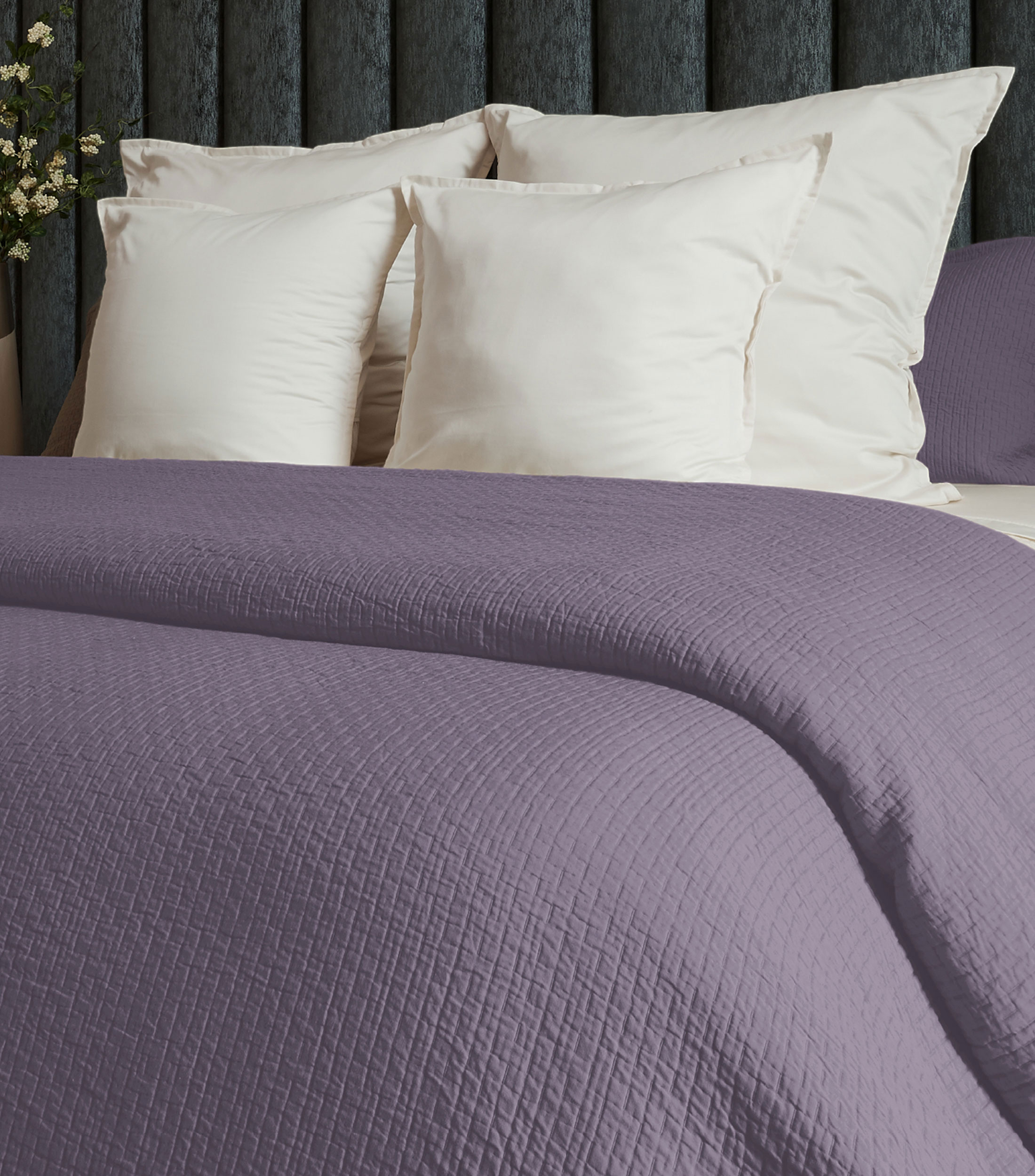 Set de Colcha Matrimonial, Queen Coverlet Lavanda