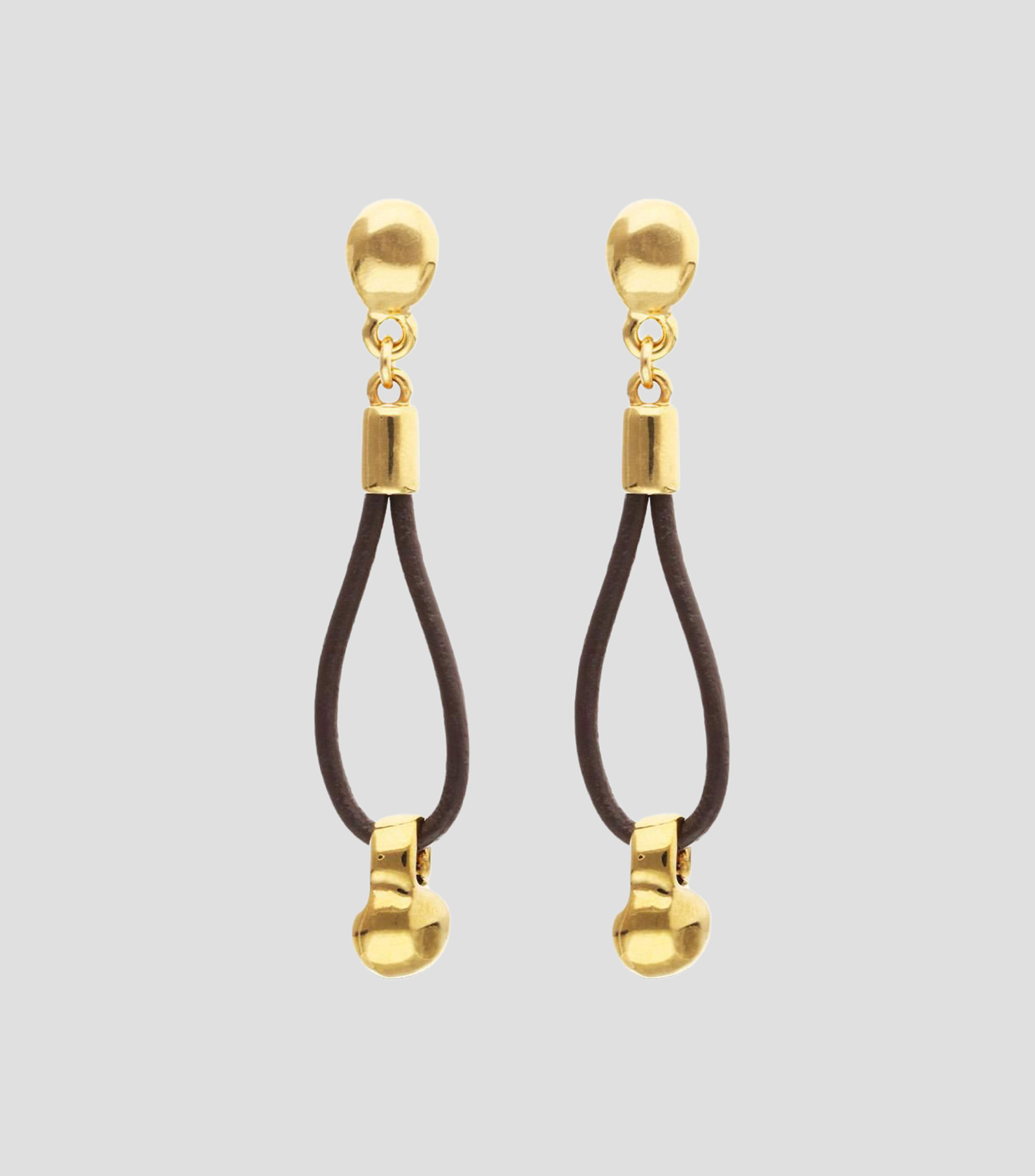 Pendientes largos con esfera Gravedad Mujer