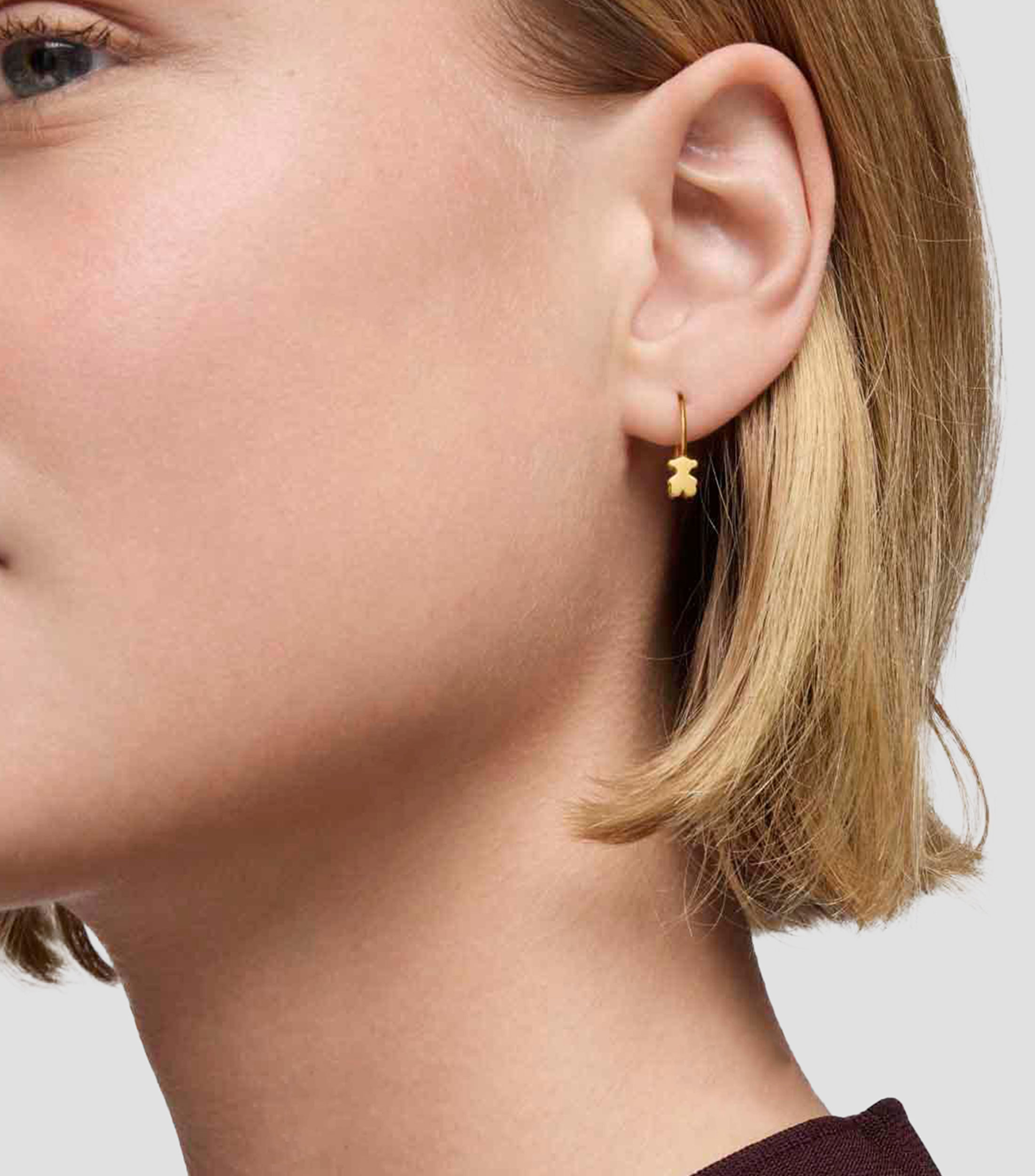 Aretes en oro amarillo 18 kilates Sweet Dolls Mujer
