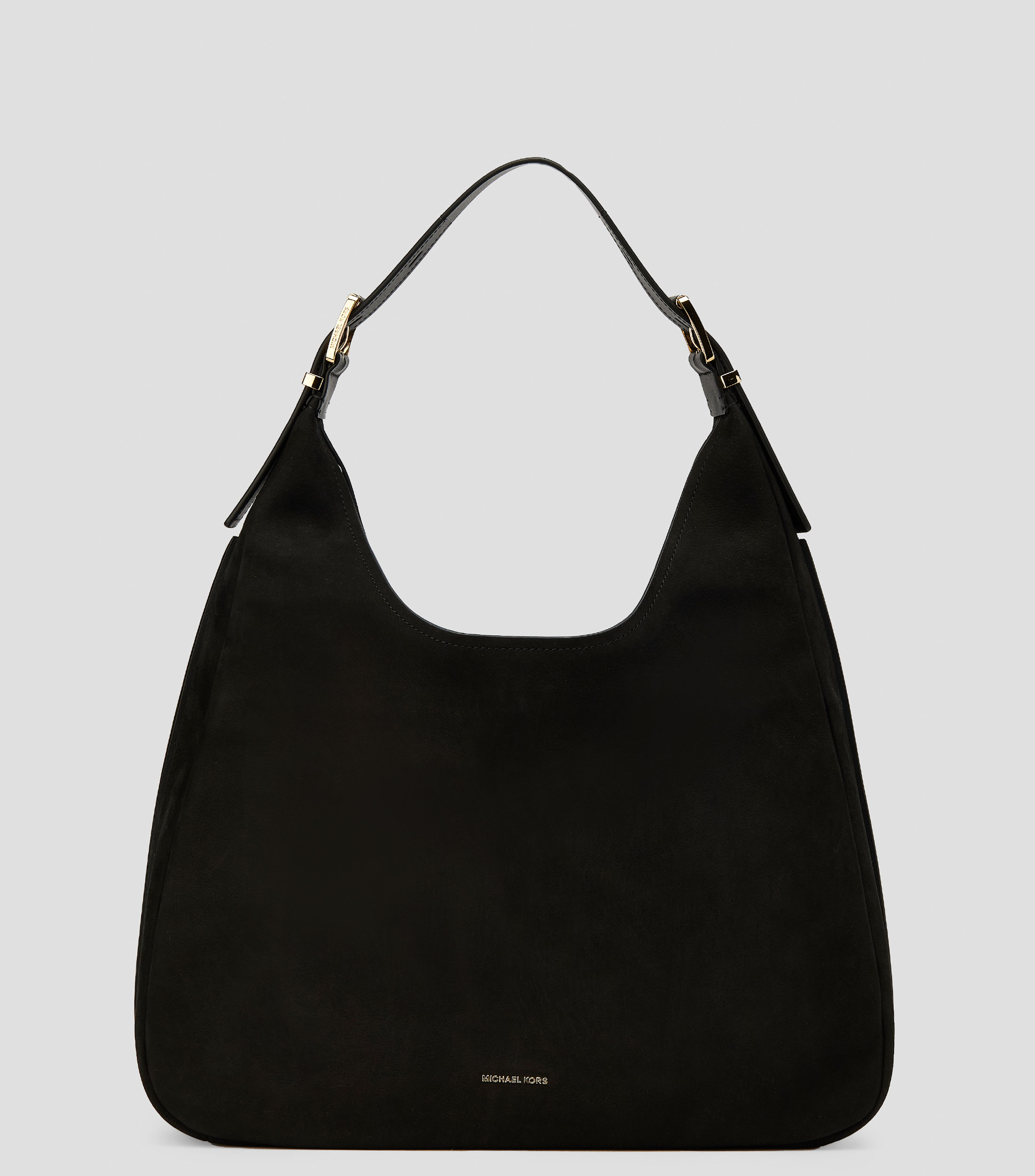 Bolsa Hobo en piel lisa Mujer