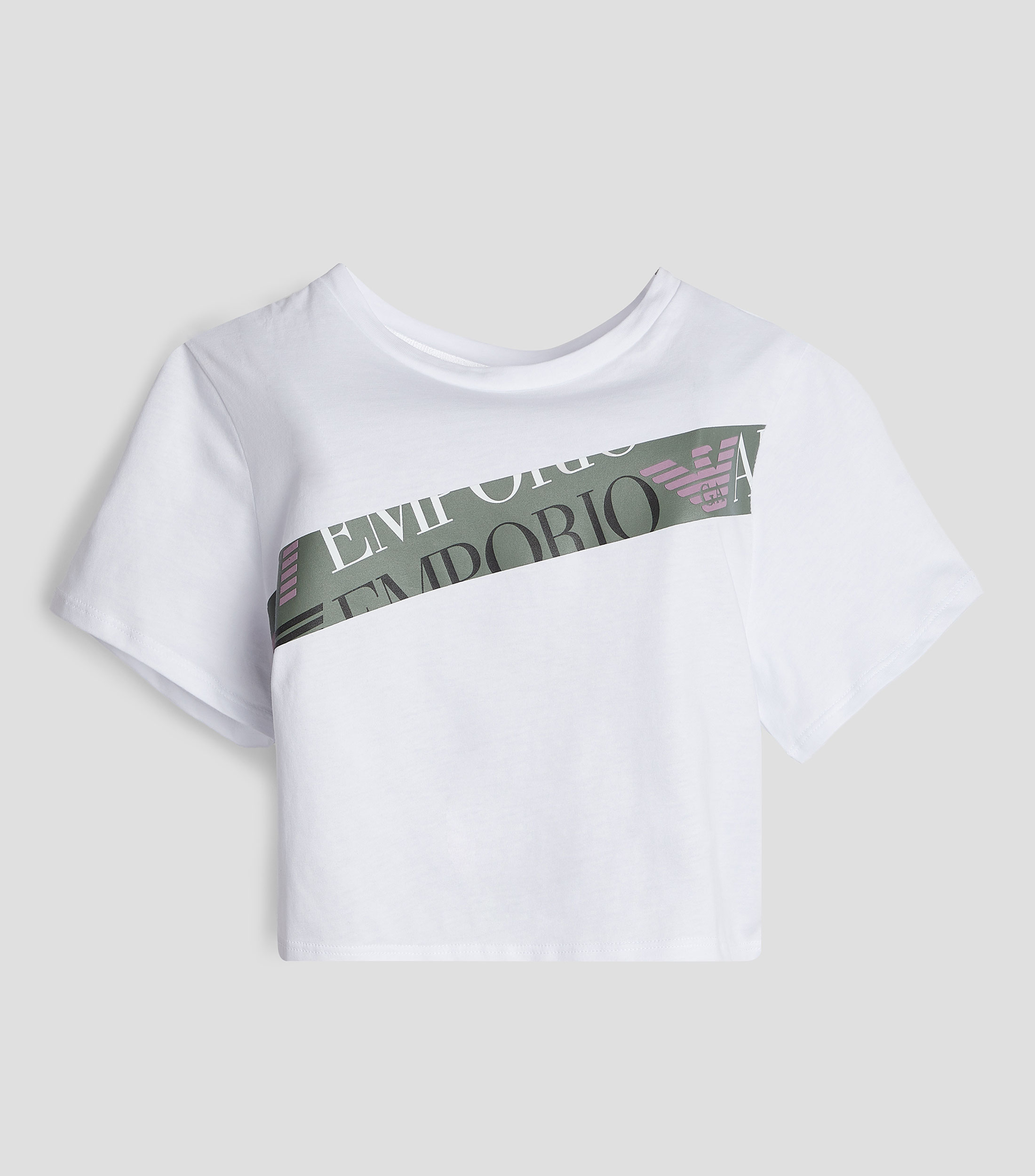 Playera estampada con manga corta Niña