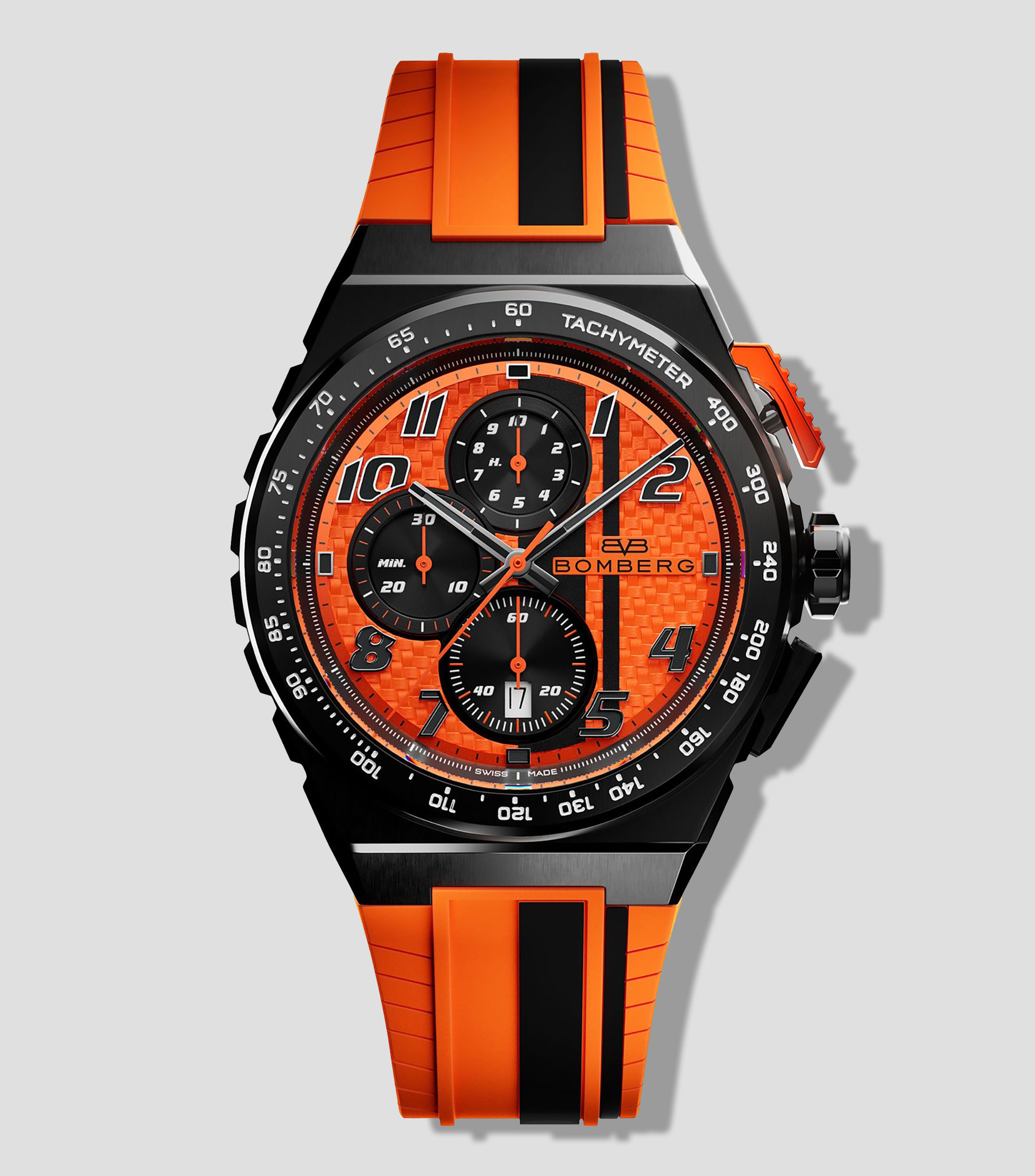 Reloj para Hombre Apex Carbon Casual Naranja