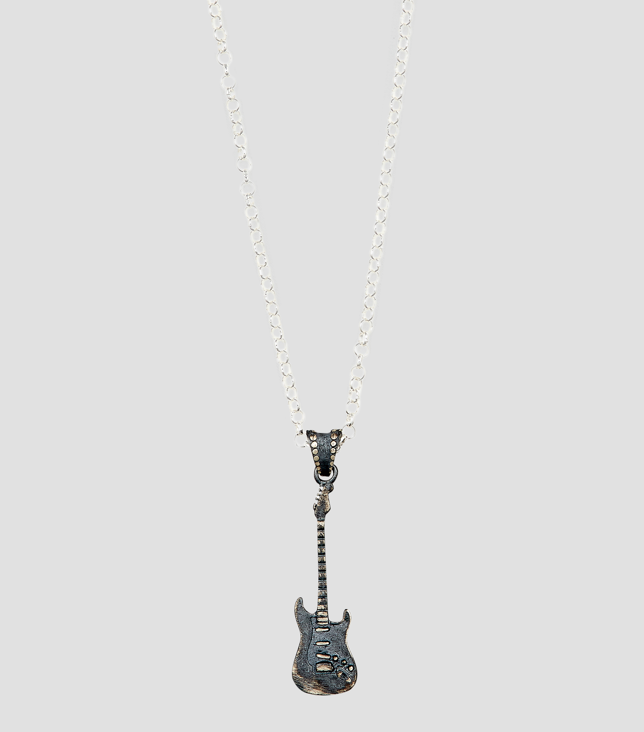 Collar en plata Hombre