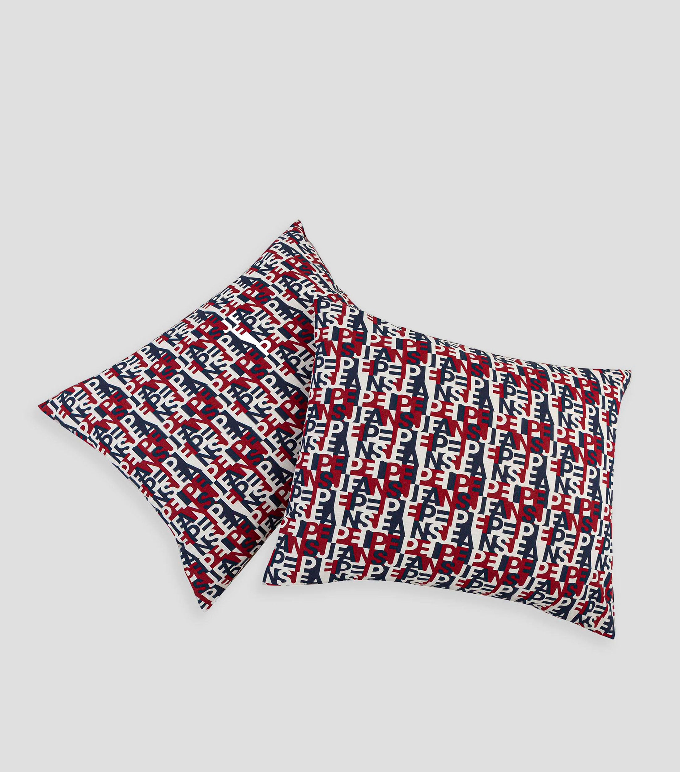 Set de almohadas King Size Dev Rojo con azul